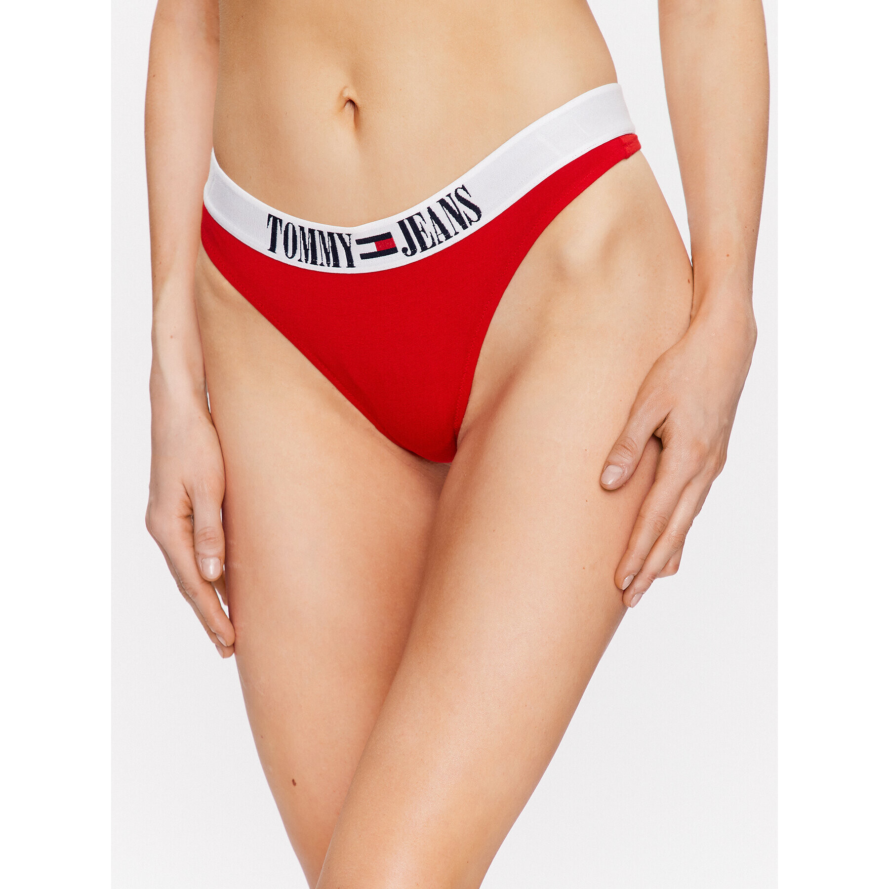 Tommy Jeans Бикини тип прашка UW0UW04209 Червен - Pepit.bg