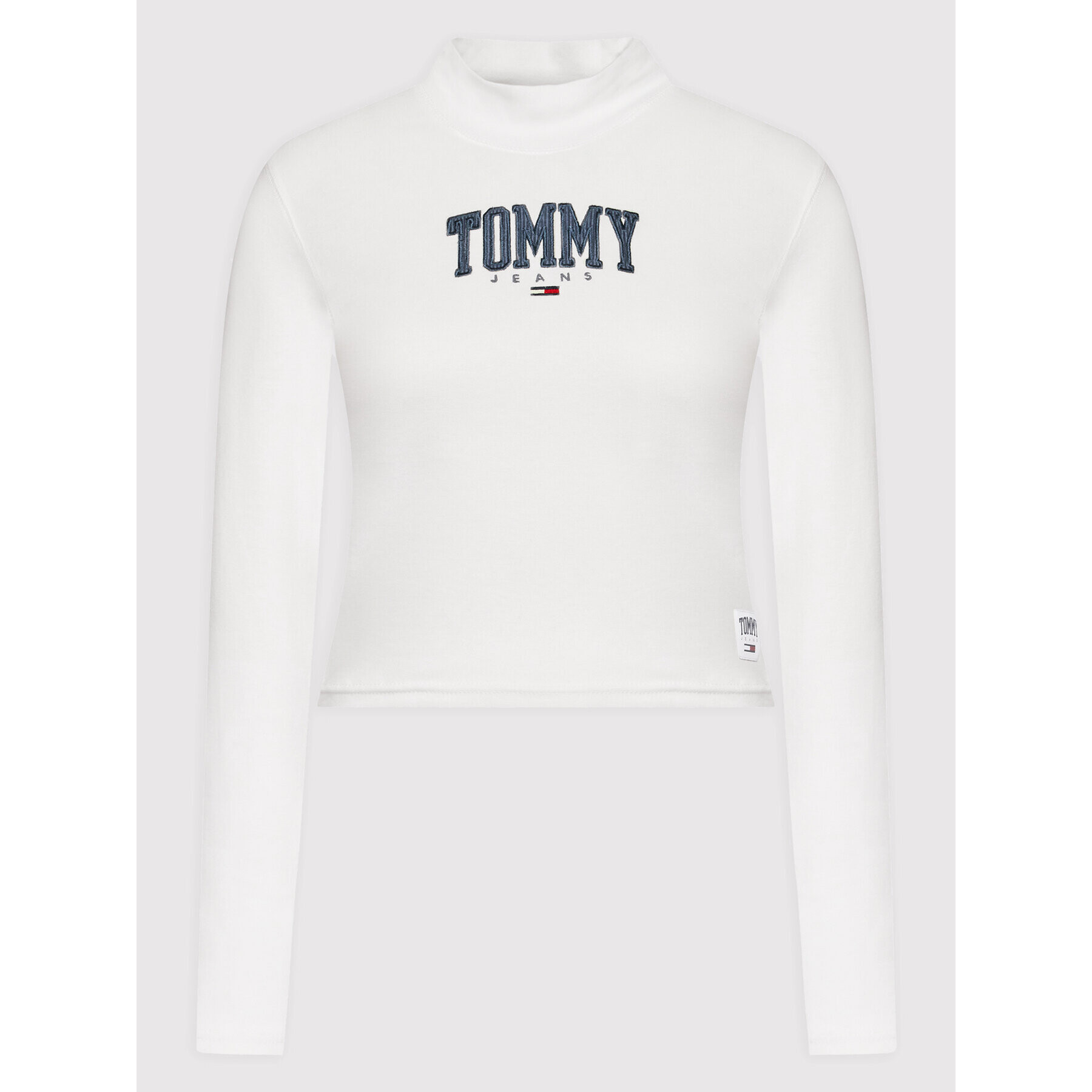 Tommy Jeans Блуза Baby DW0DW12112 Бял Cropped Fit - Pepit.bg