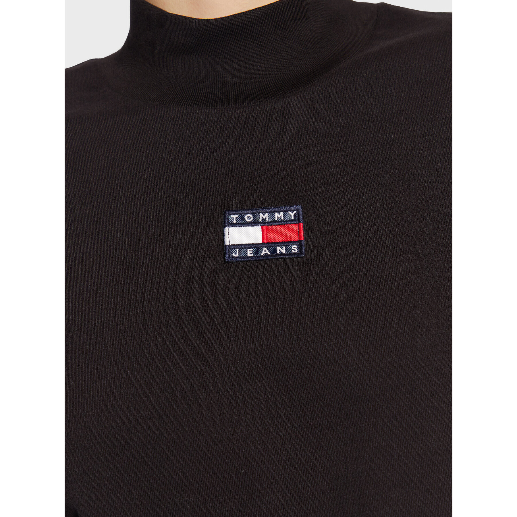 Tommy Jeans Блуза Badge DW0DW14884 Черен Regular Fit - Pepit.bg