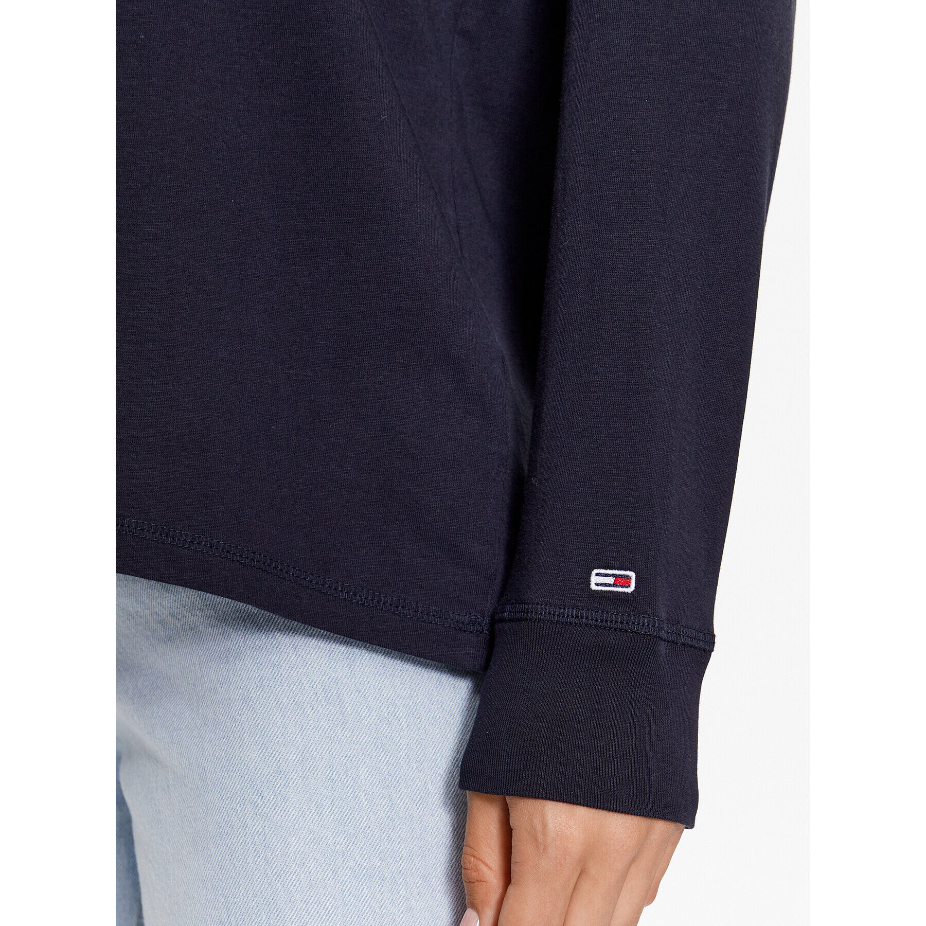 Tommy Jeans Блуза DW0DW16168 Тъмносин Oversize - Pepit.bg