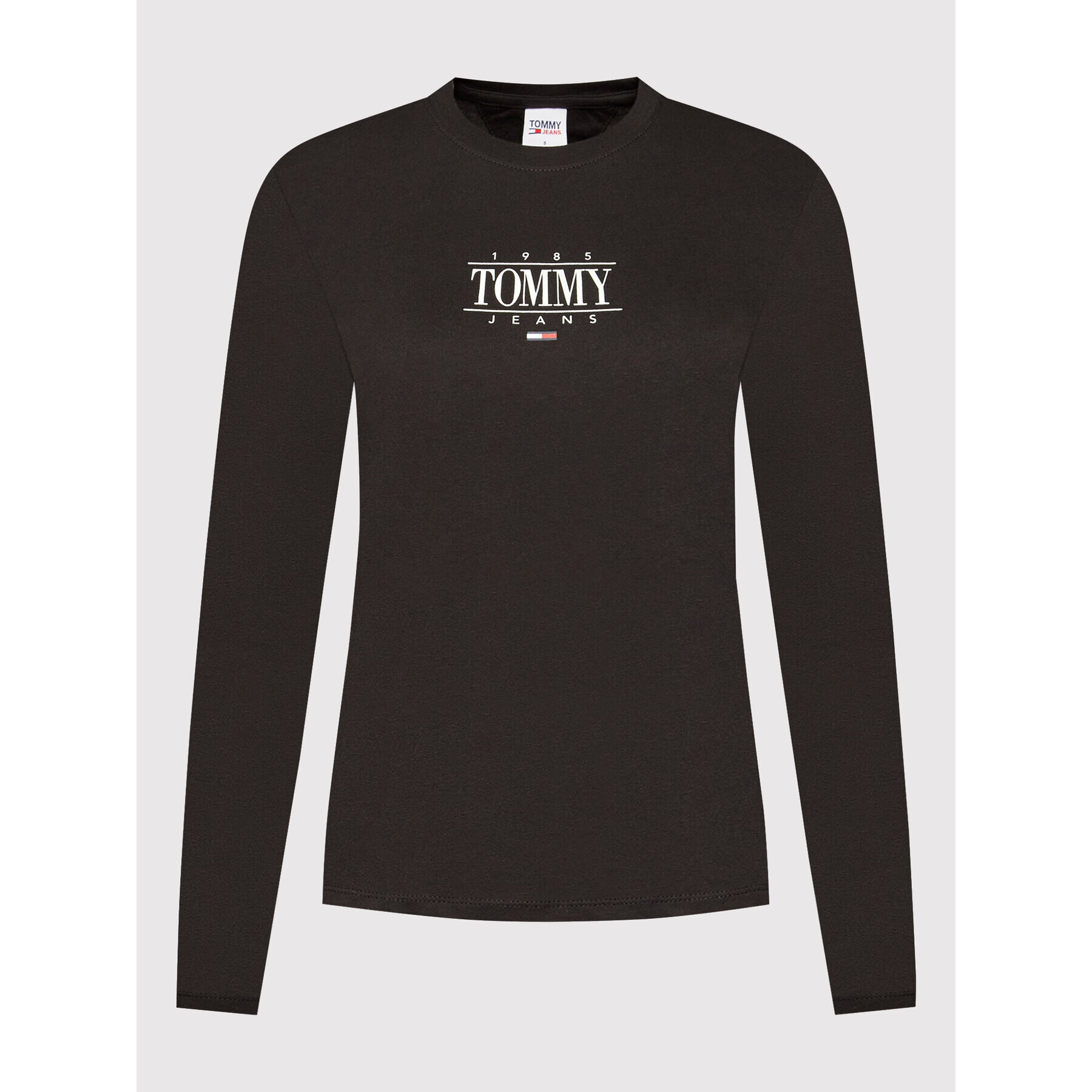 Tommy Jeans Блуза Essential DW0DW11237 Черен Slim Fit - Pepit.bg