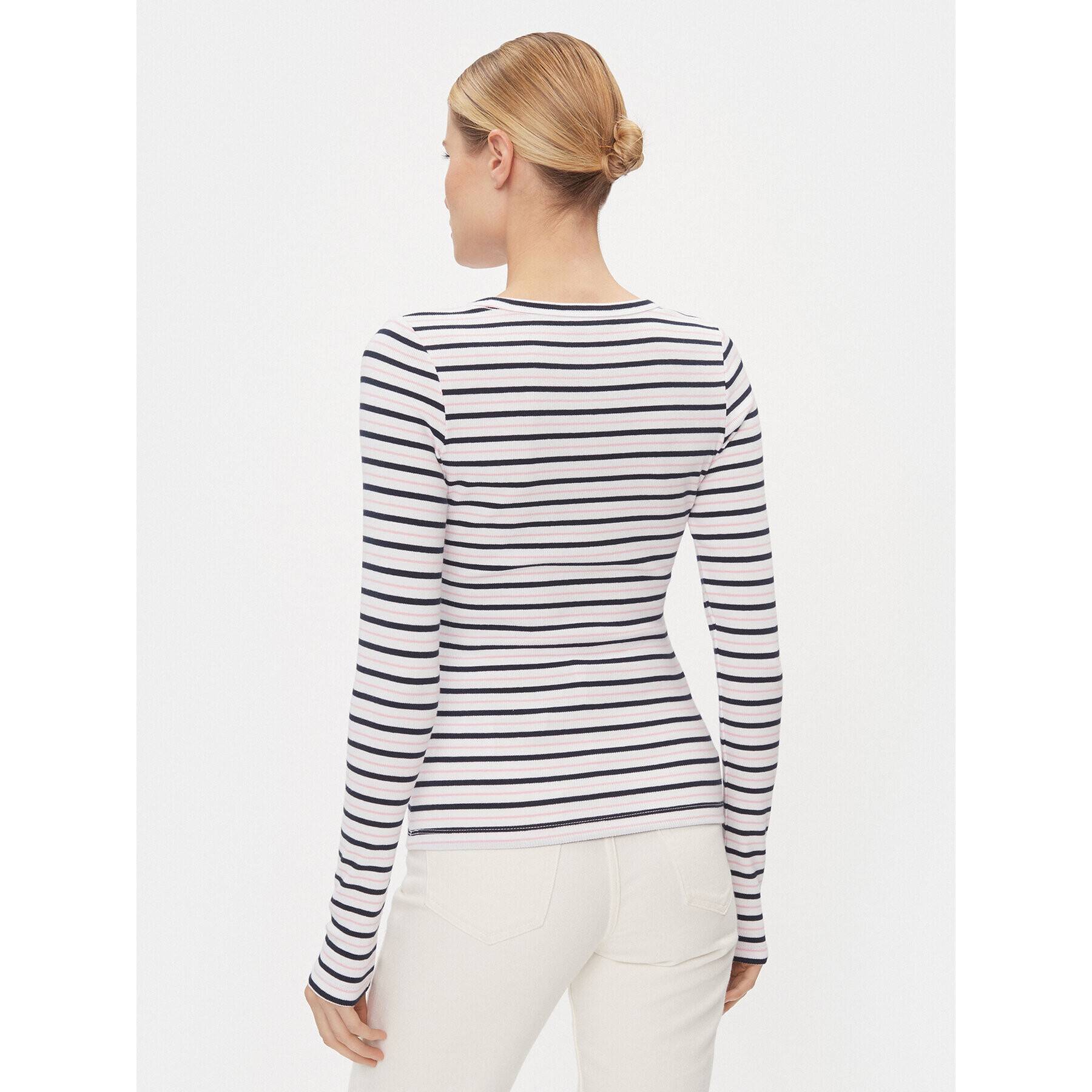 Tommy Jeans Блуза Essential DW0DW17386 Цветен Slim Fit - Pepit.bg