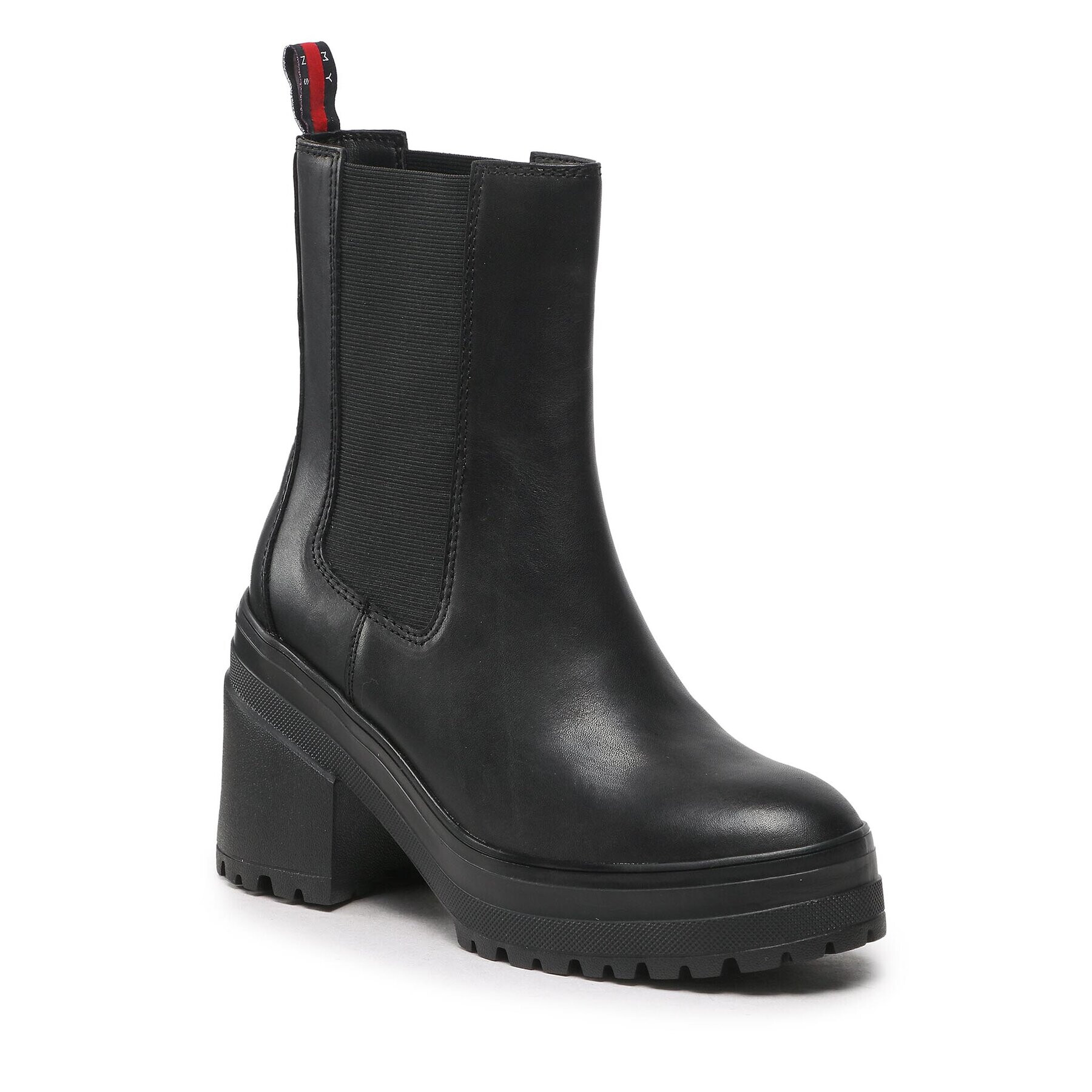 Tommy Jeans Боти Color Outsole Boot EN0EN02160 Черен - Pepit.bg