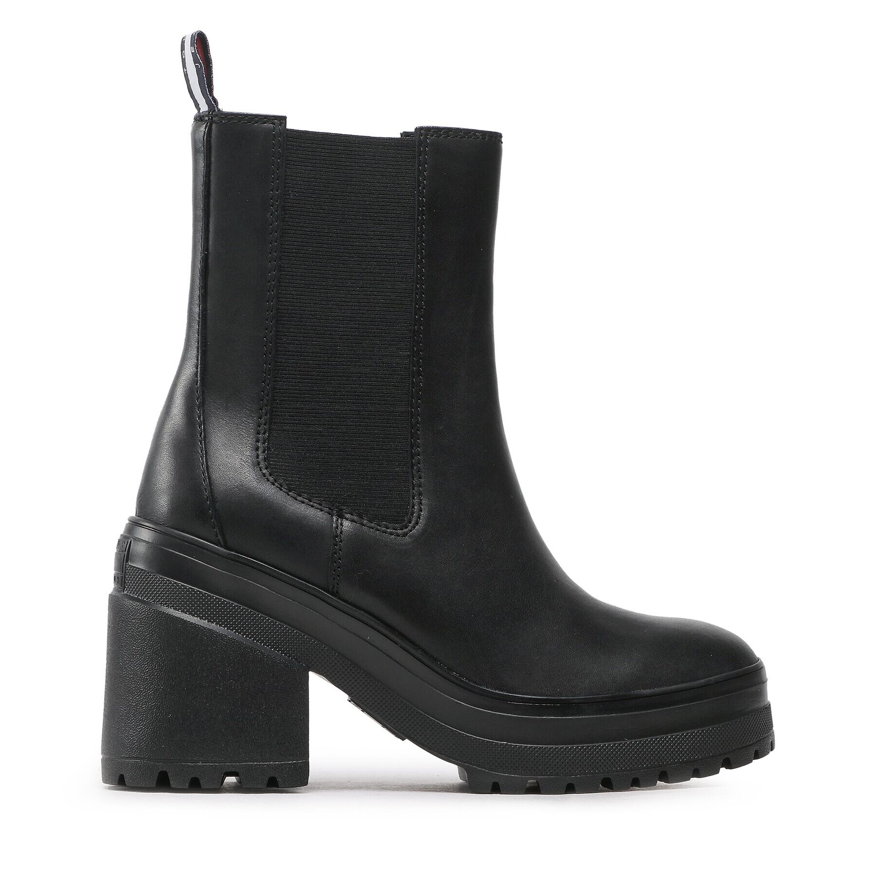 Tommy Jeans Боти Color Outsole Boot EN0EN02160 Черен - Pepit.bg