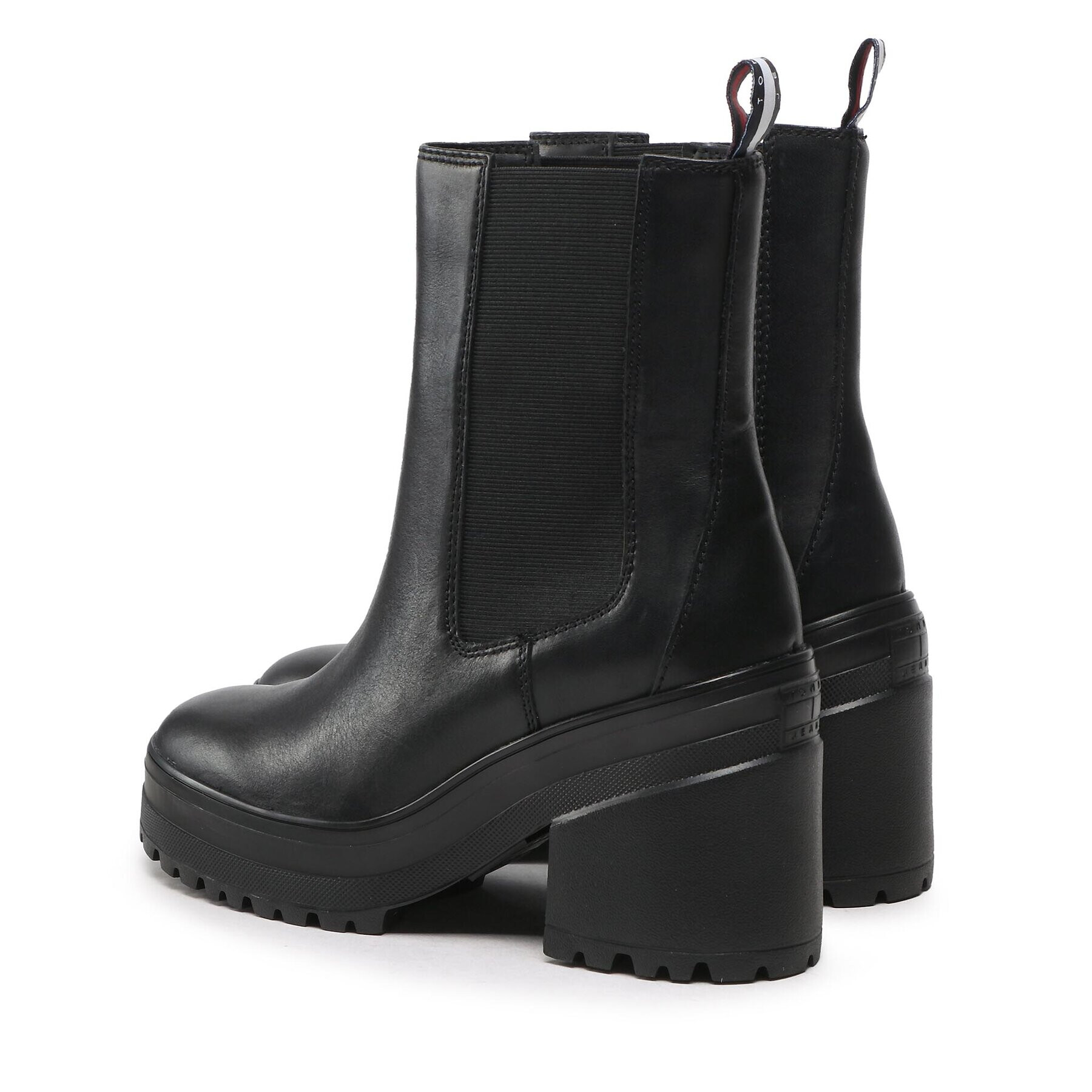 Tommy Jeans Боти Color Outsole Boot EN0EN02160 Черен - Pepit.bg