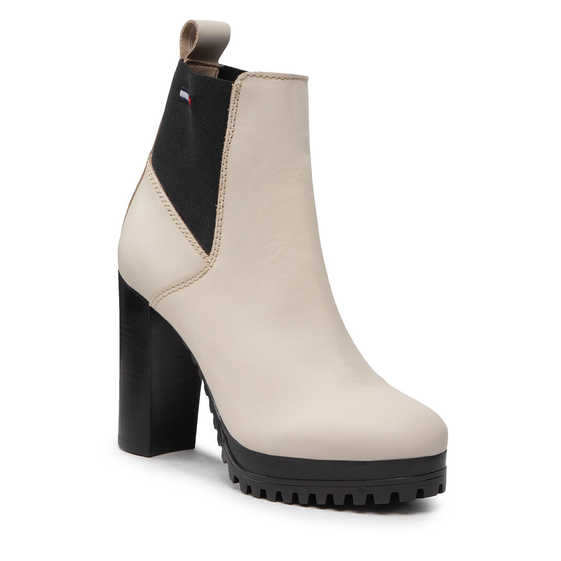 Tommy Jeans Боти Essential High Heel Boot EN0EN02045 Бежов - Pepit.bg