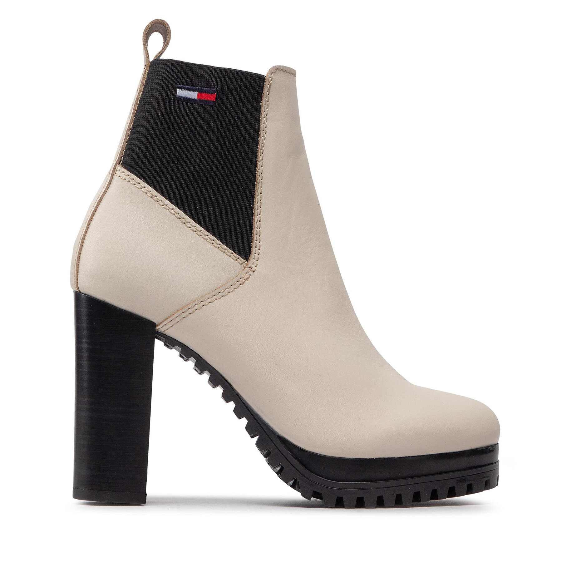 Tommy Jeans Боти Essential High Heel Boot EN0EN02045 Бежов - Pepit.bg