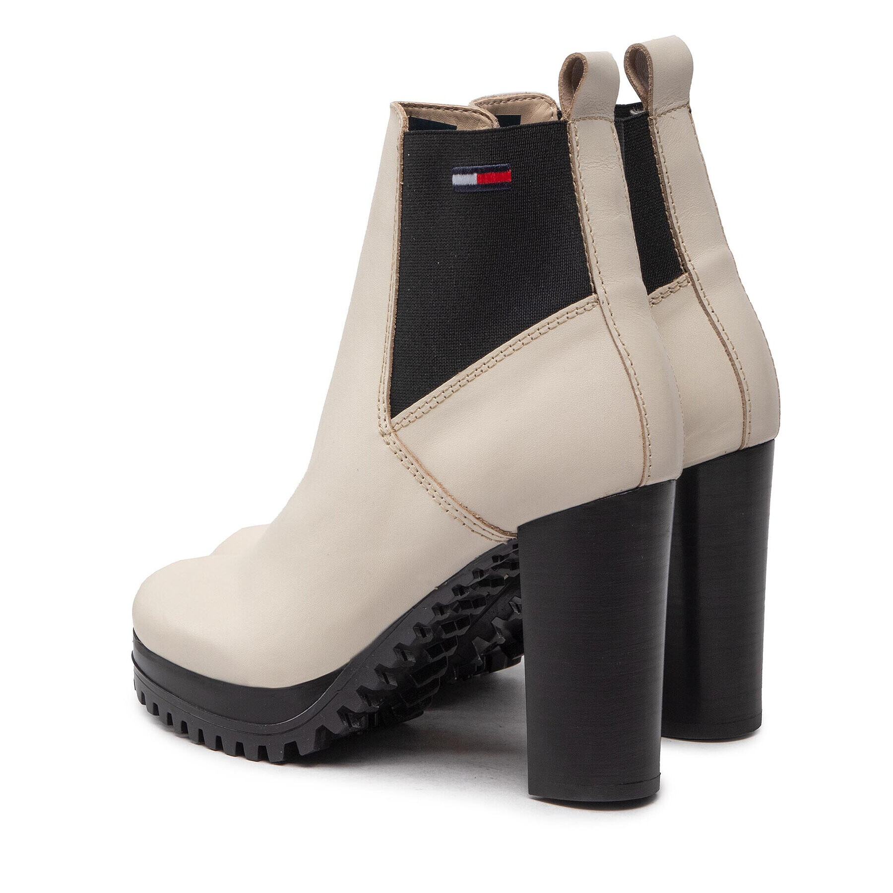 Tommy Jeans Боти Essential High Heel Boot EN0EN02045 Бежов - Pepit.bg