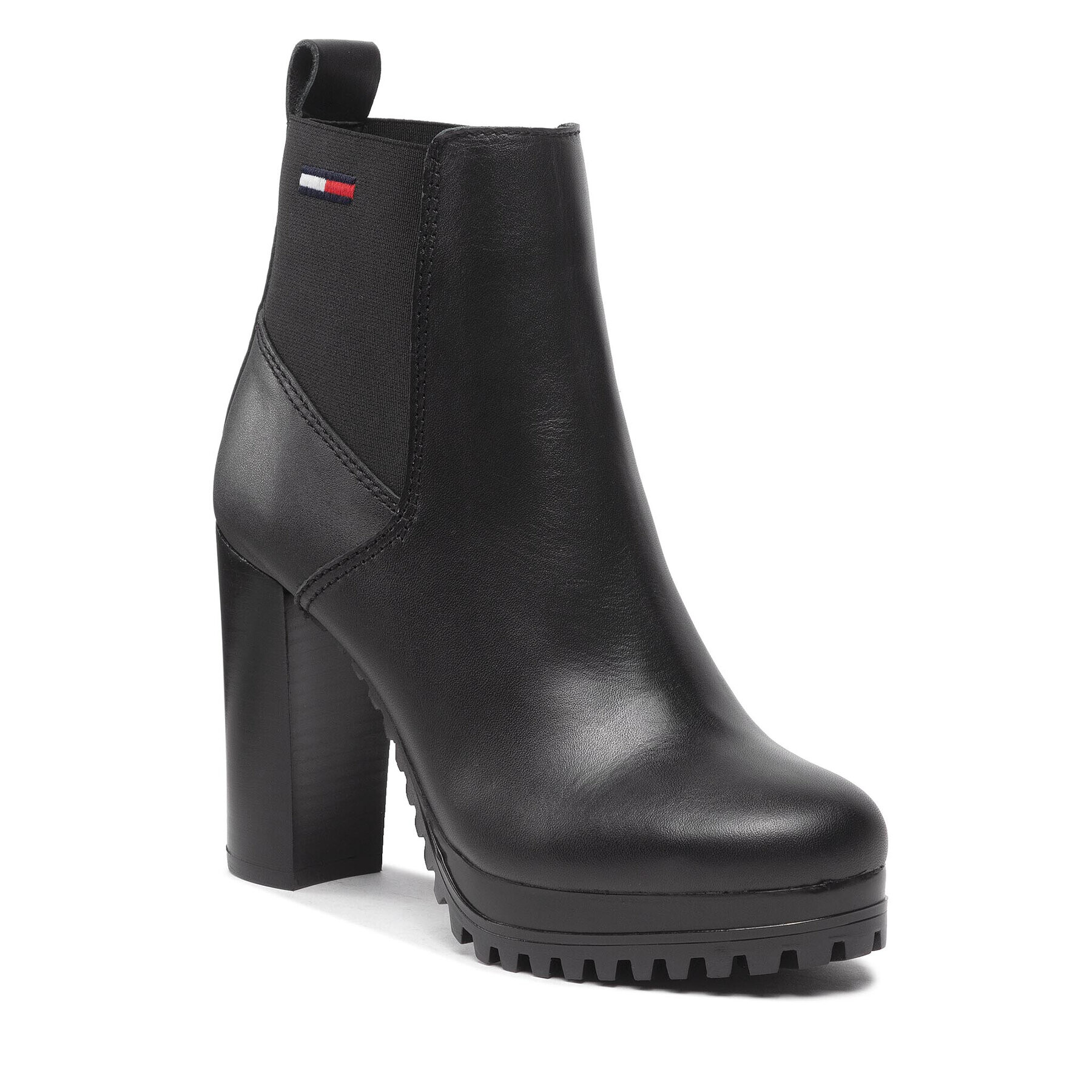 Tommy Jeans Боти Essential High Heel Boot EN0EN02045 Черен - Pepit.bg