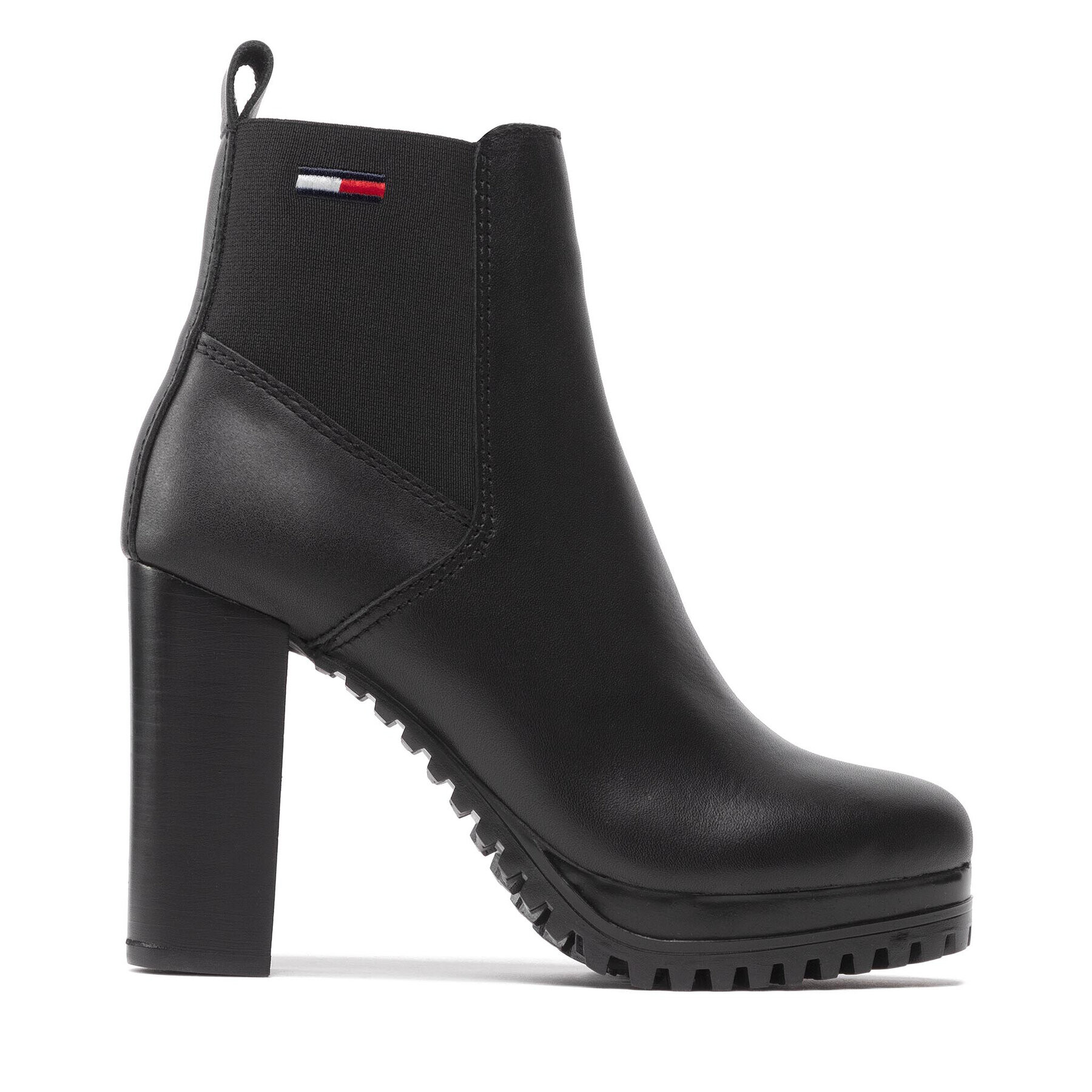 Tommy Jeans Боти Essential High Heel Boot EN0EN02045 Черен - Pepit.bg
