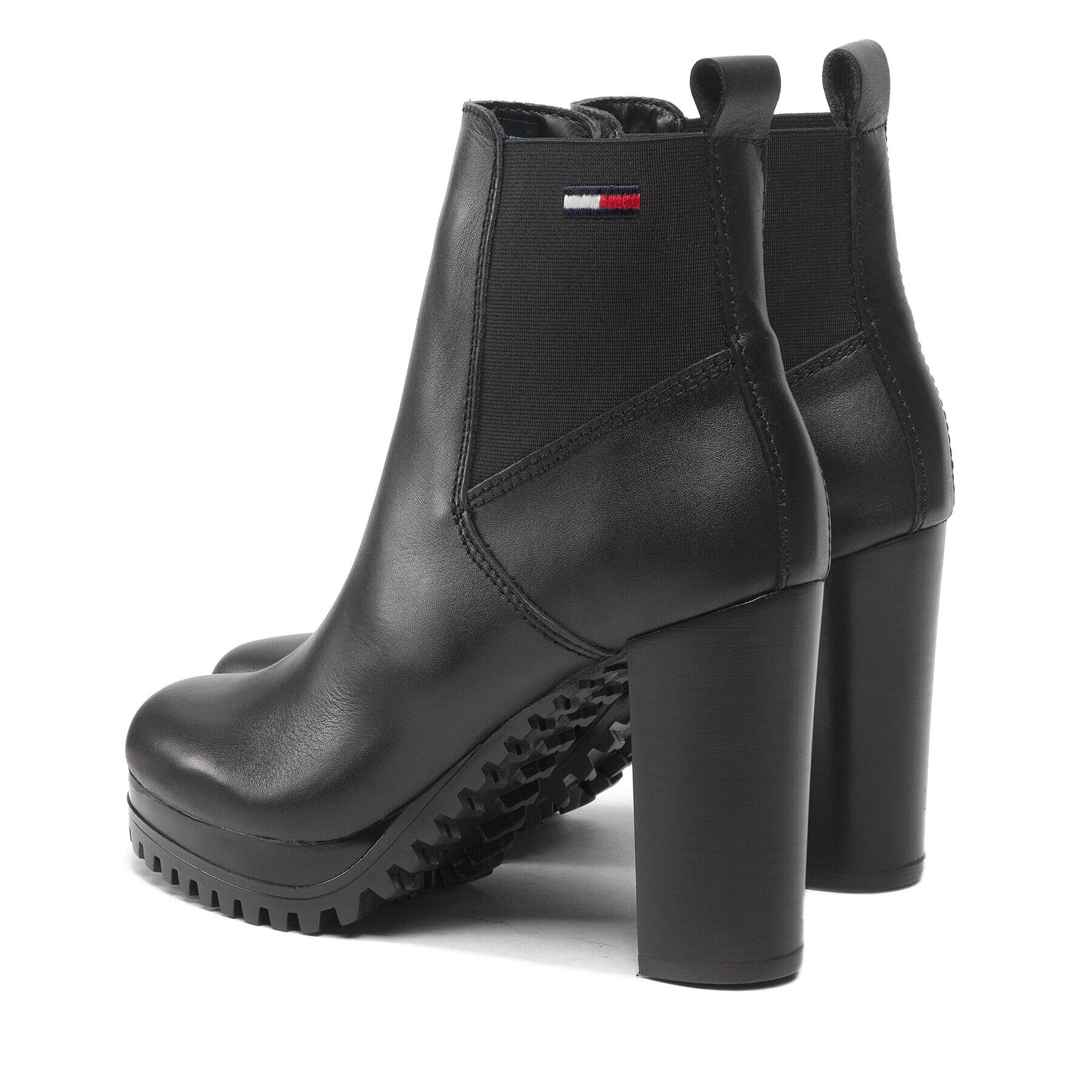 Tommy Jeans Боти Essential High Heel Boot EN0EN02045 Черен - Pepit.bg