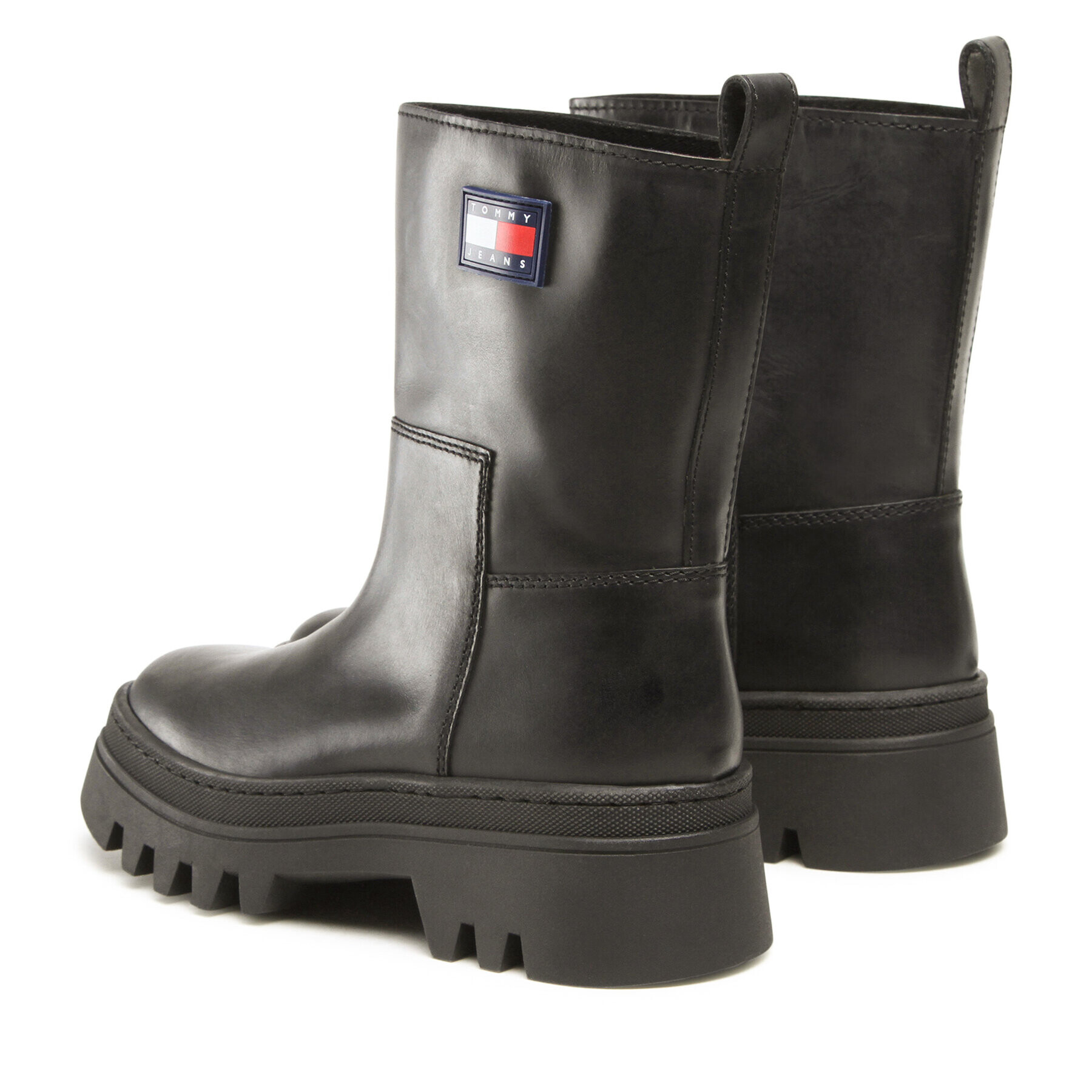 Tommy Jeans Боти Fashion Bootie EN0EN02009 Черен - Pepit.bg