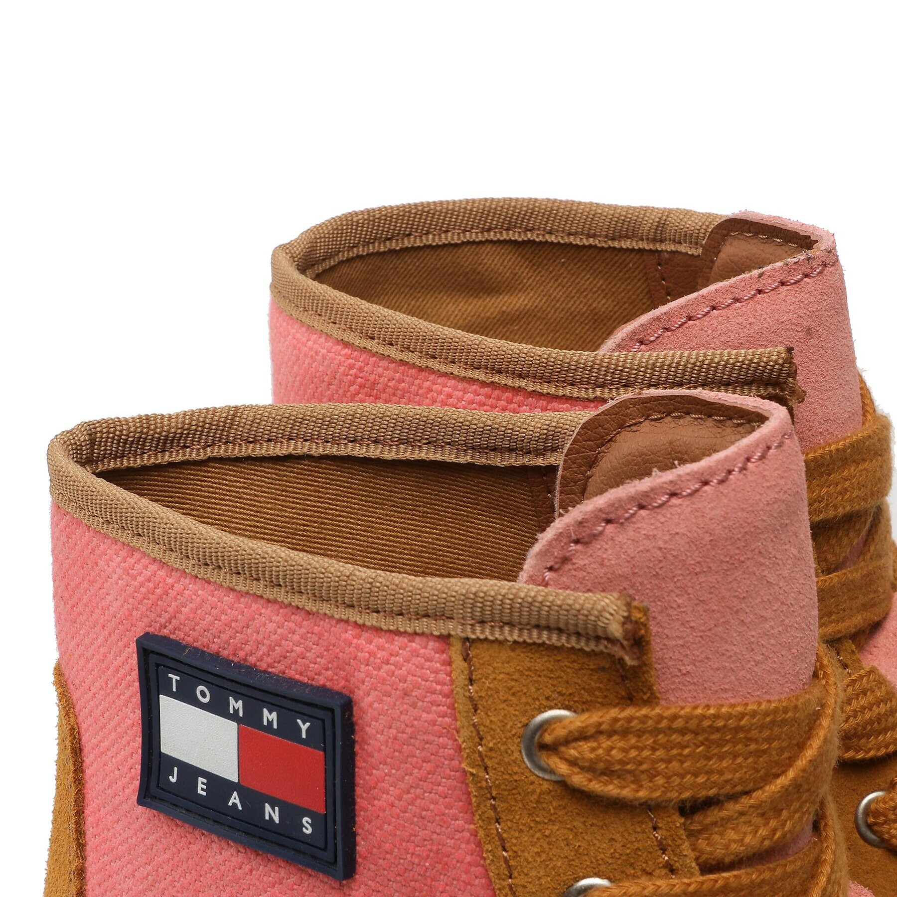 Tommy Jeans Боти Foxing Lace Up Boot EN0EN01915 Кафяв - Pepit.bg