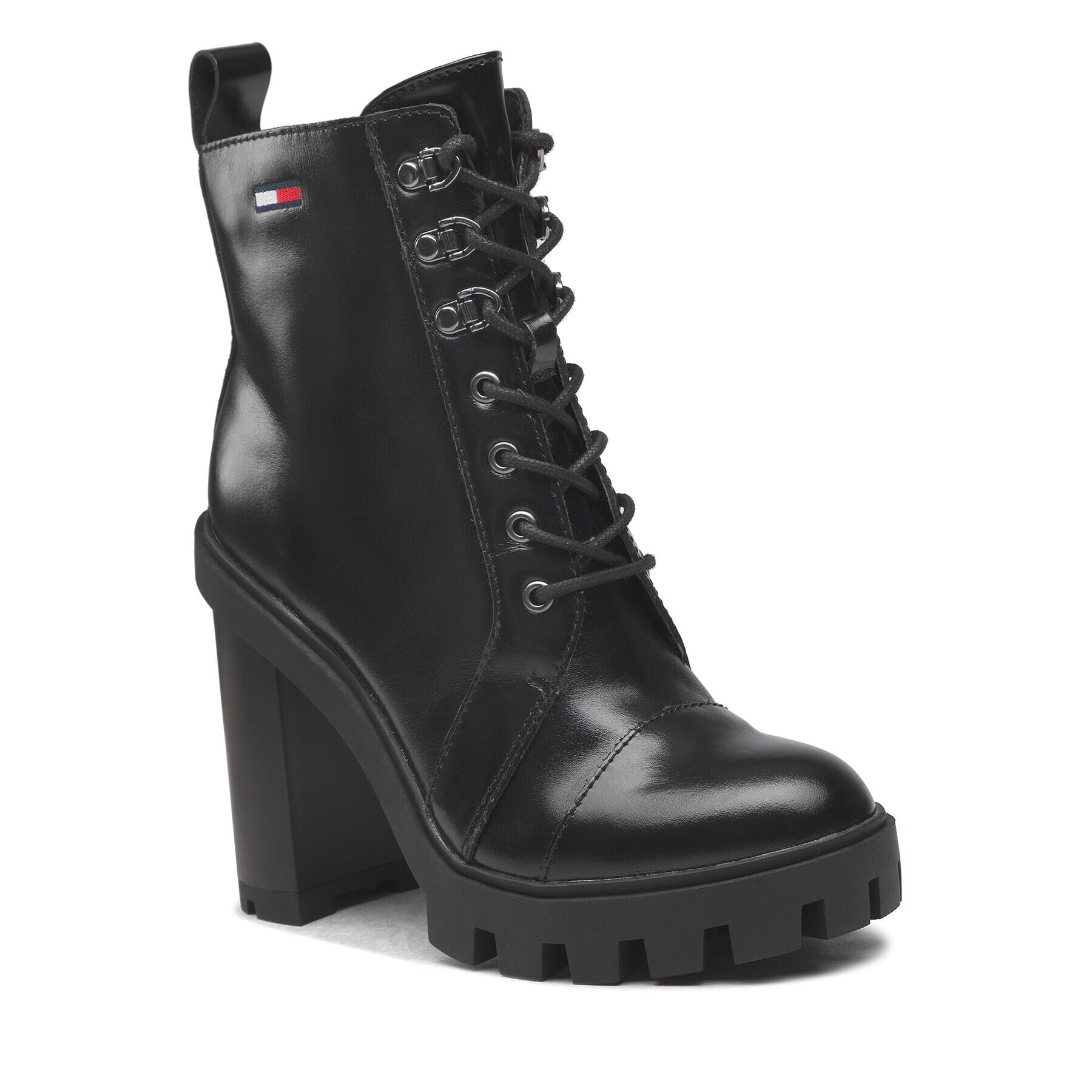 Tommy Jeans Боти Heeled Boot EN0EN01987 Черен - Pepit.bg