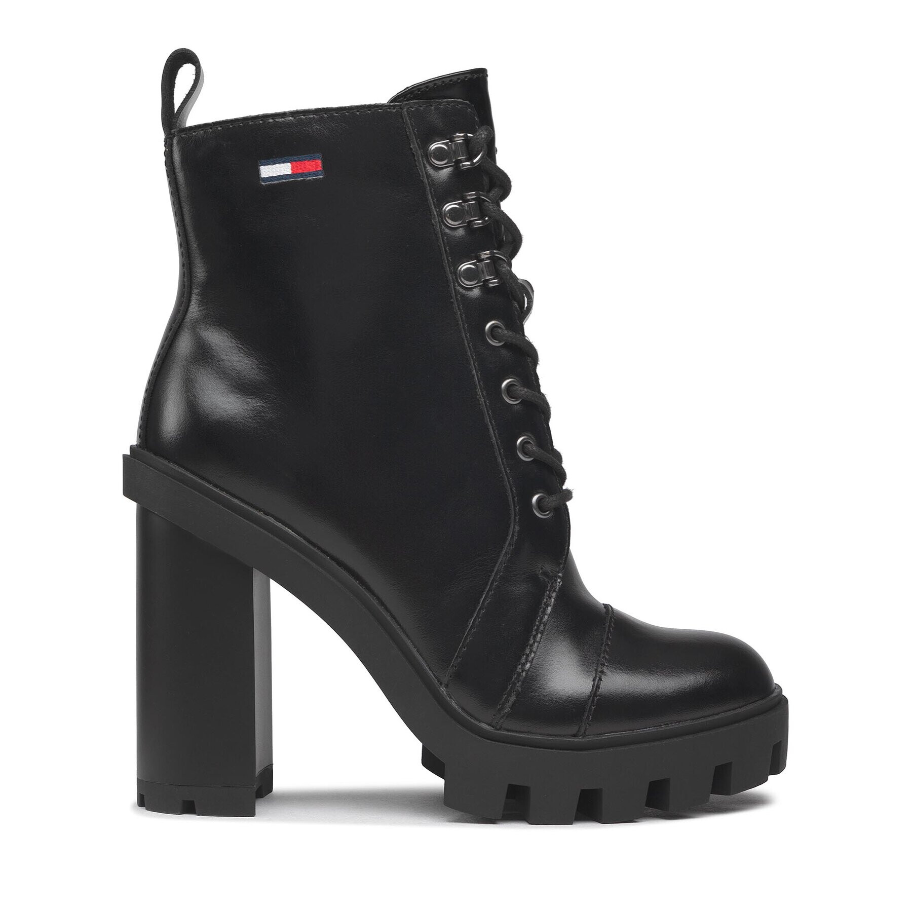 Tommy Jeans Боти Heeled Boot EN0EN01987 Черен - Pepit.bg