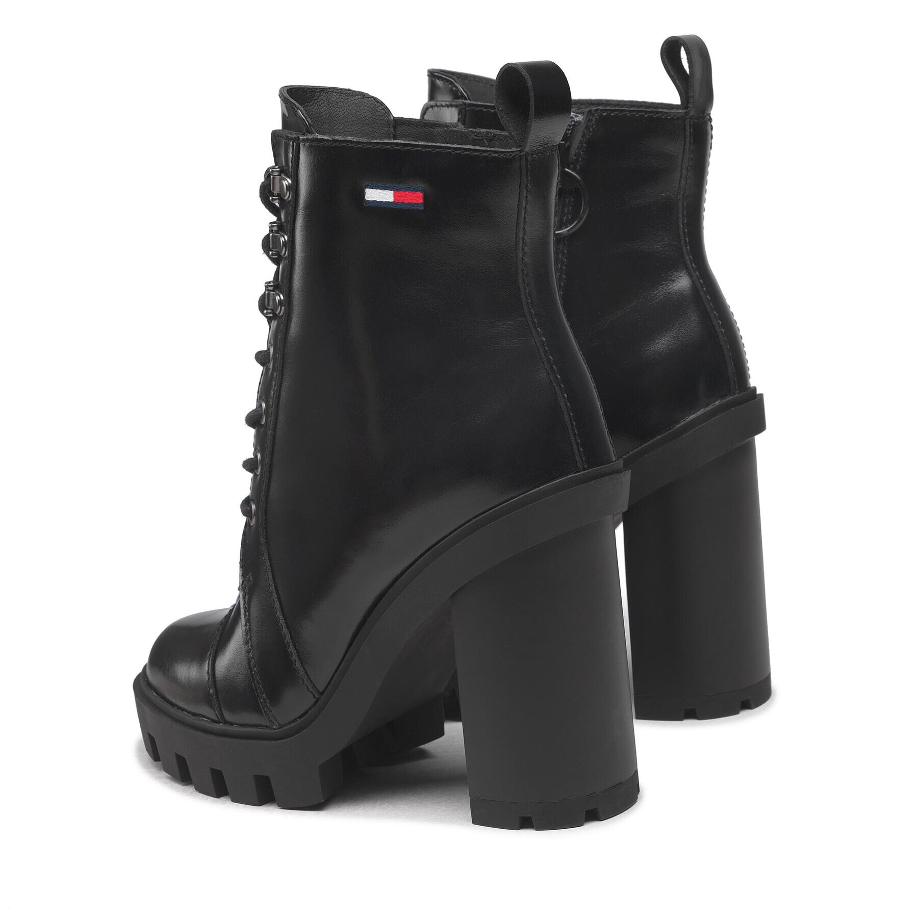 Tommy Jeans Боти Heeled Boot EN0EN01987 Черен - Pepit.bg