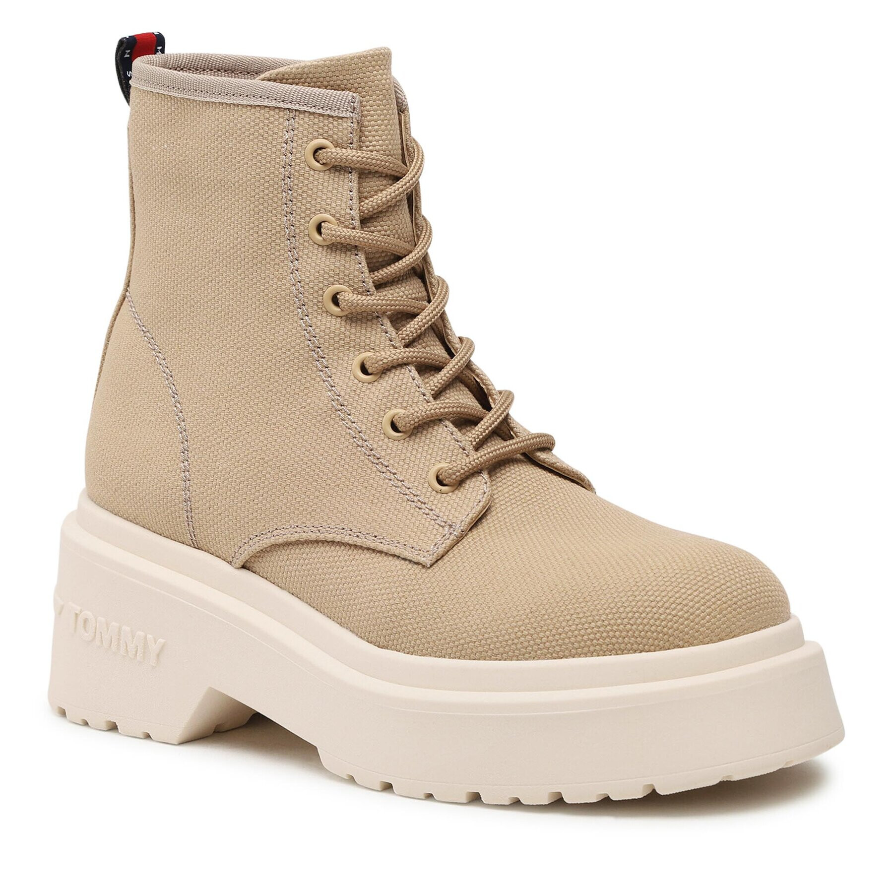 Tommy Jeans Боти Lace Up Festiv EN0EN02133 Кафяв - Pepit.bg