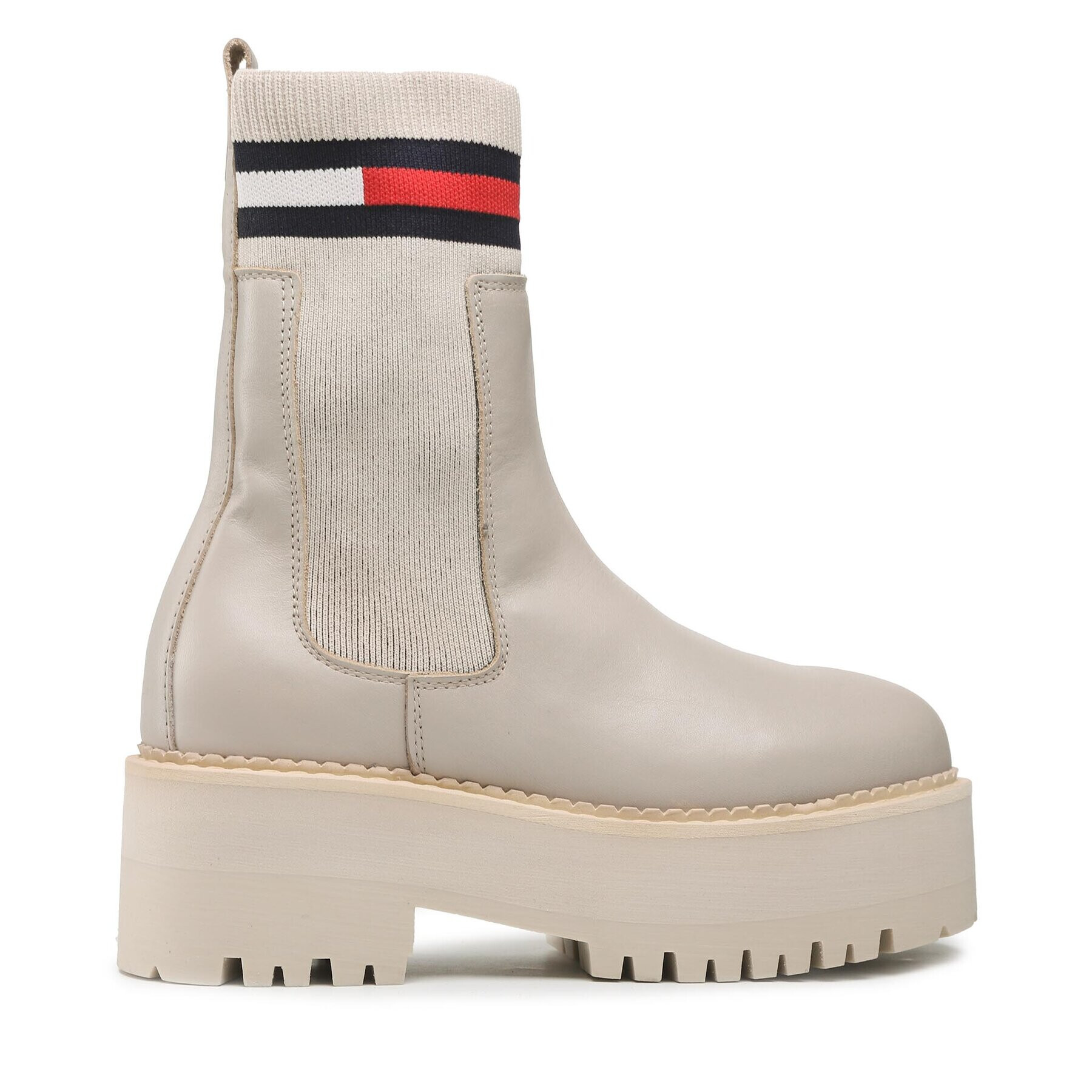 Tommy Jeans Боти Tamy Higher - 2a Chelsea EN0EN02004 Бежов - Pepit.bg