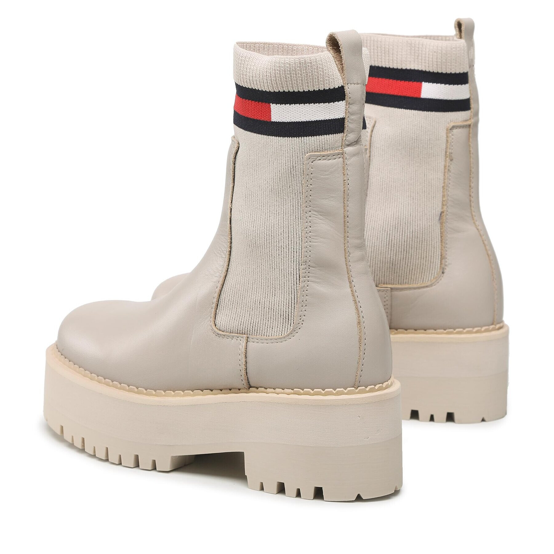 Tommy Jeans Боти Tamy Higher - 2a Chelsea EN0EN02004 Бежов - Pepit.bg