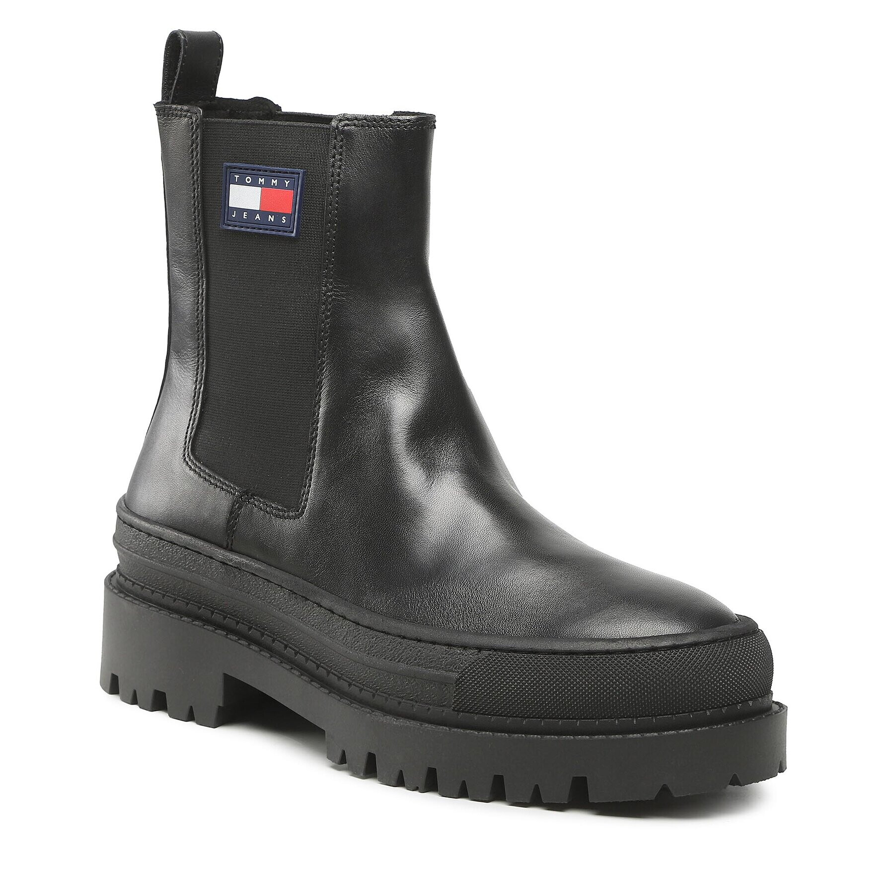 Tommy Jeans Боти тип челси Foxing Detail Chelsea Boot EM0EM01062 Черен - Pepit.bg