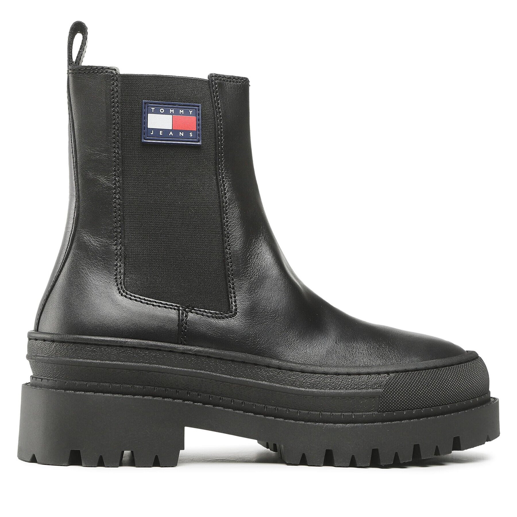 Tommy Jeans Боти тип челси Foxing Detail Chelsea Boot EM0EM01062 Черен - Pepit.bg