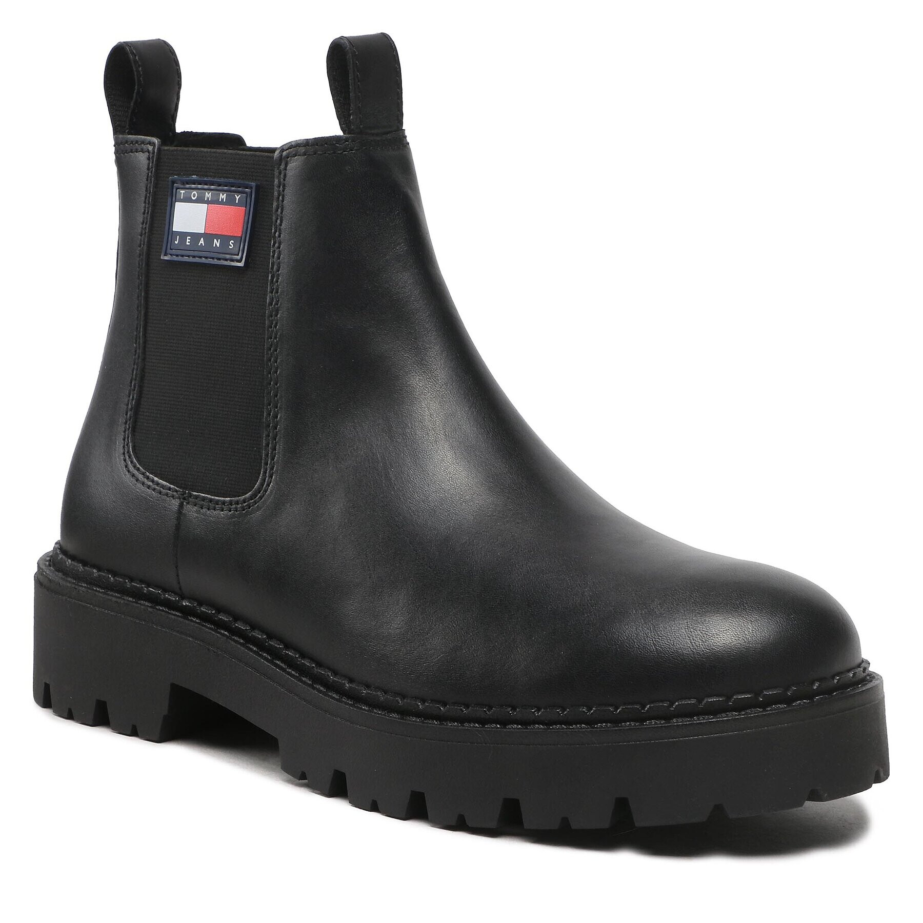 Tommy Jeans Боти тип челси Heritage Branding Chelsea Boot EM0EM01058 Черен - Pepit.bg