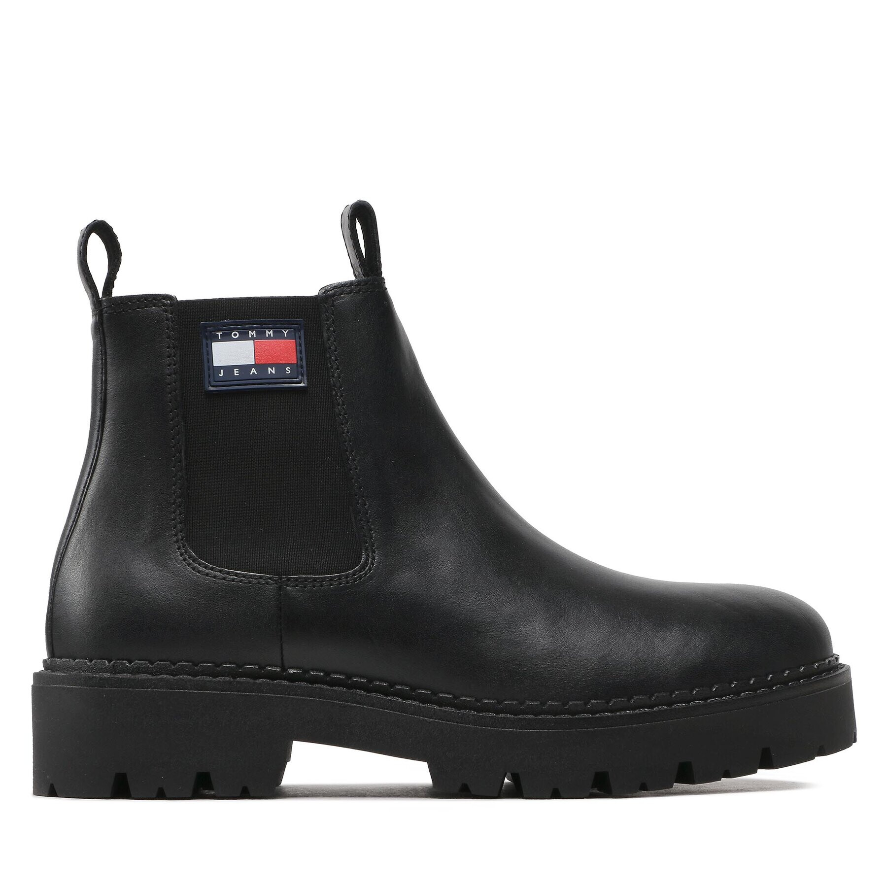 Tommy Jeans Боти тип челси Heritage Branding Chelsea Boot EM0EM01058 Черен - Pepit.bg