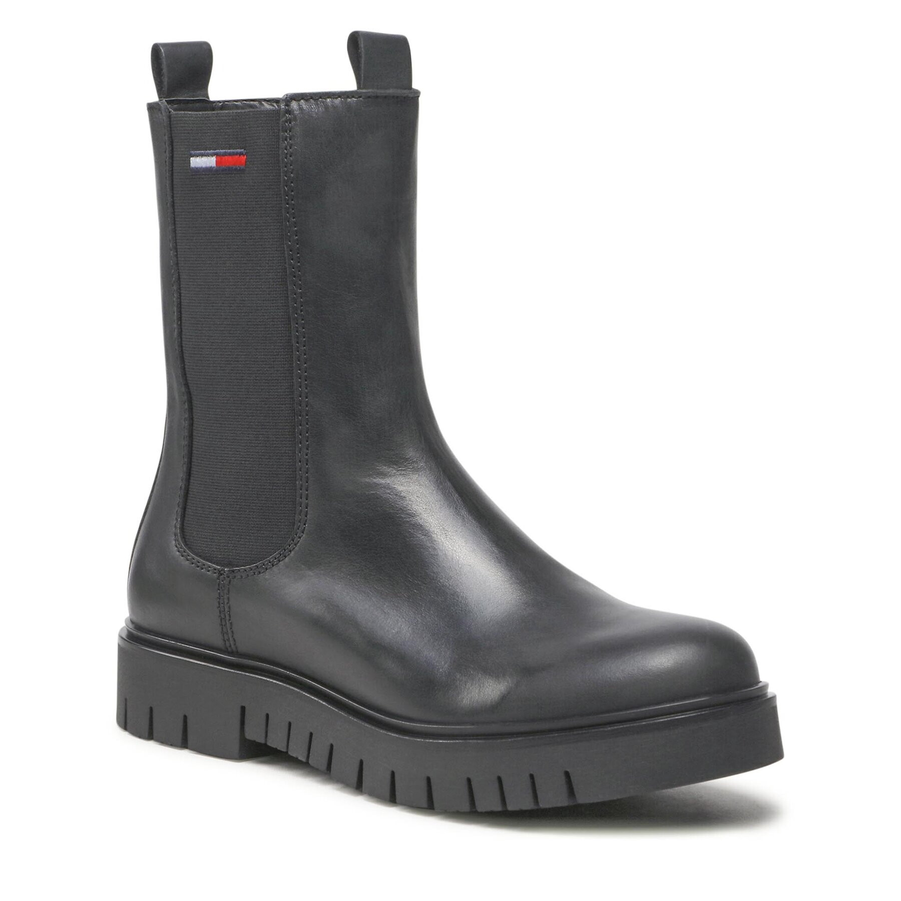 Tommy Jeans Боти тип челси Long Chelsea Boot EN0EN01990 Черен - Pepit.bg