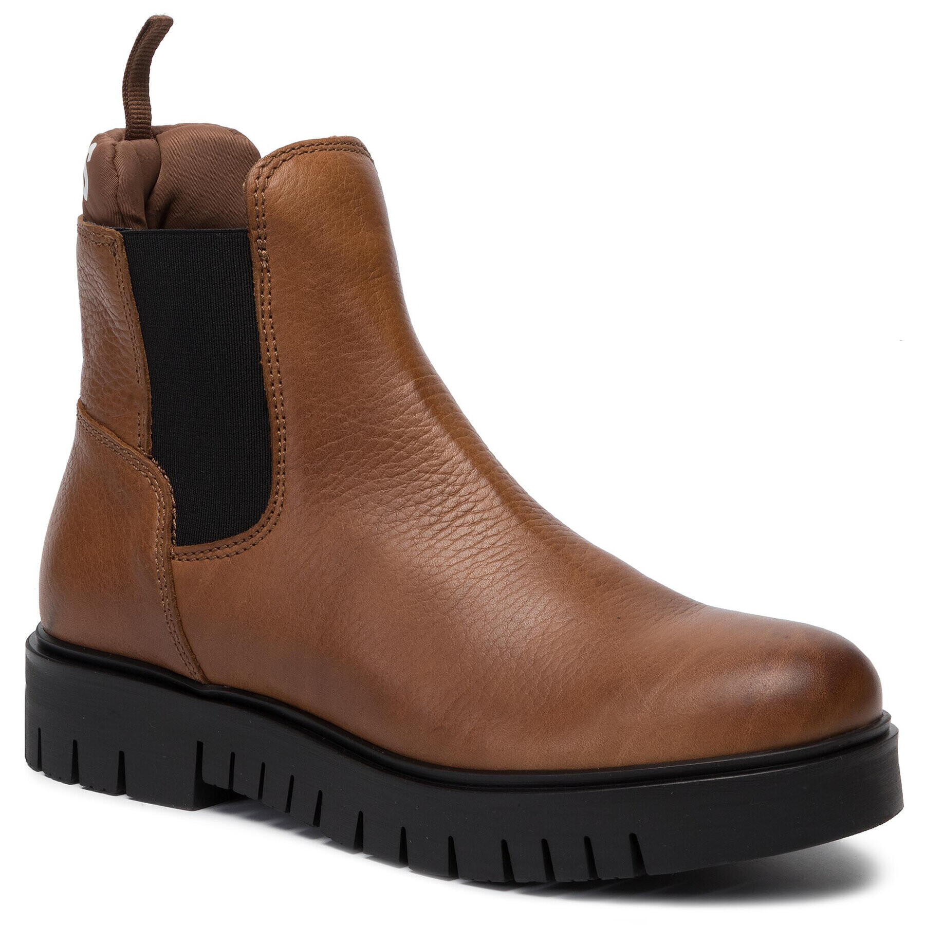 Tommy Jeans Боти тип челси Padded Tongue Chelsea Boot EN0EN00620 Кафяв - Pepit.bg