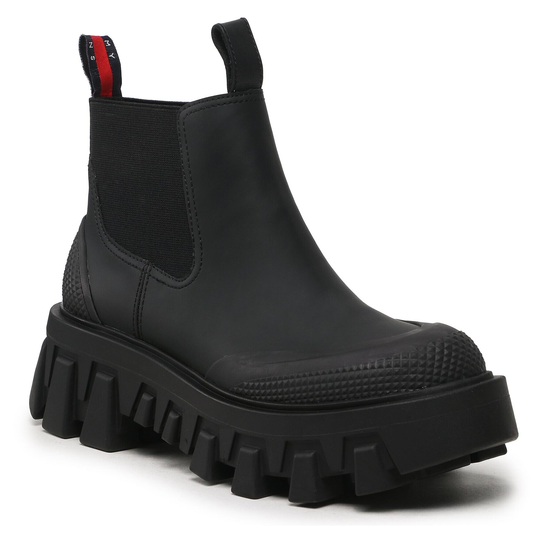 Tommy Jeans Боти тип челси Tjw Rubber Rain Boot EN0EN02234 Черен - Pepit.bg