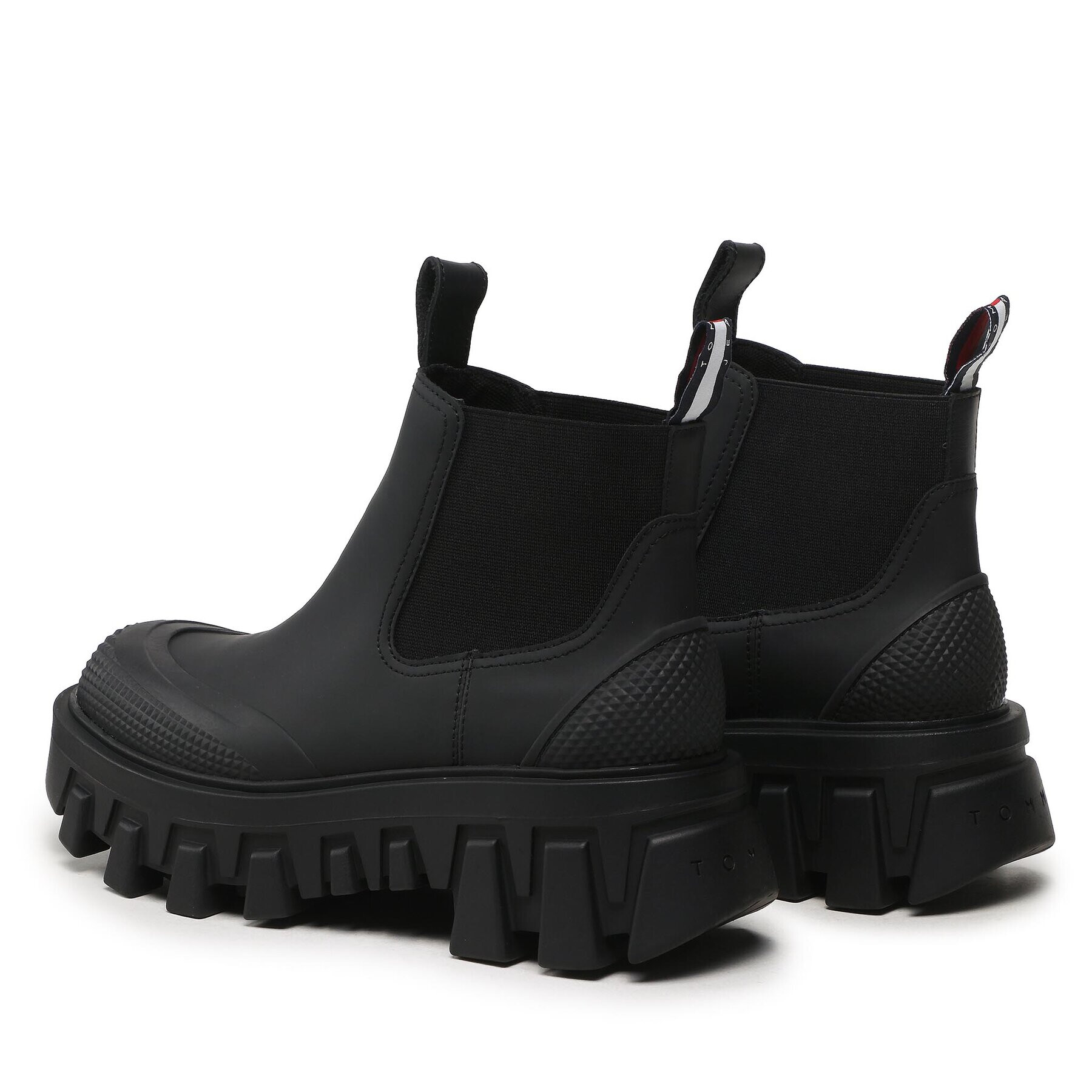 Tommy Jeans Боти тип челси Tjw Rubber Rain Boot EN0EN02234 Черен - Pepit.bg