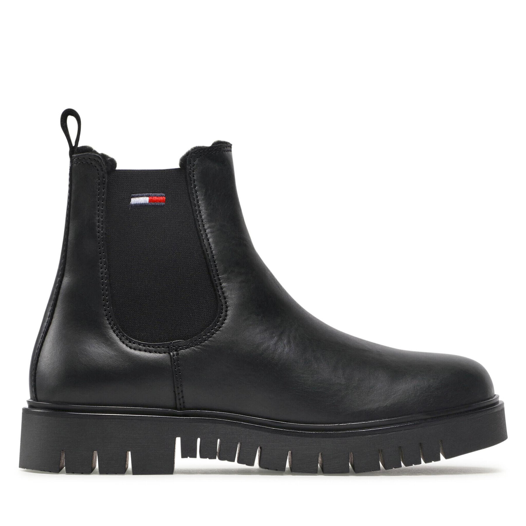 Tommy Jeans Боти тип челси Warmlined Chelsea Boot EN0EN01991 Черен - Pepit.bg