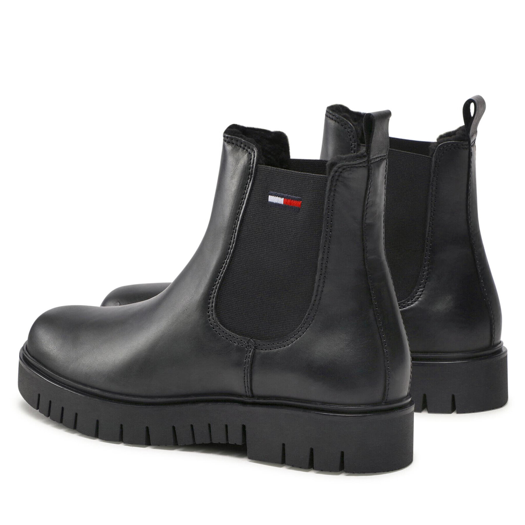 Tommy Jeans Боти тип челси Warmlined Chelsea Boot EN0EN01991 Черен - Pepit.bg