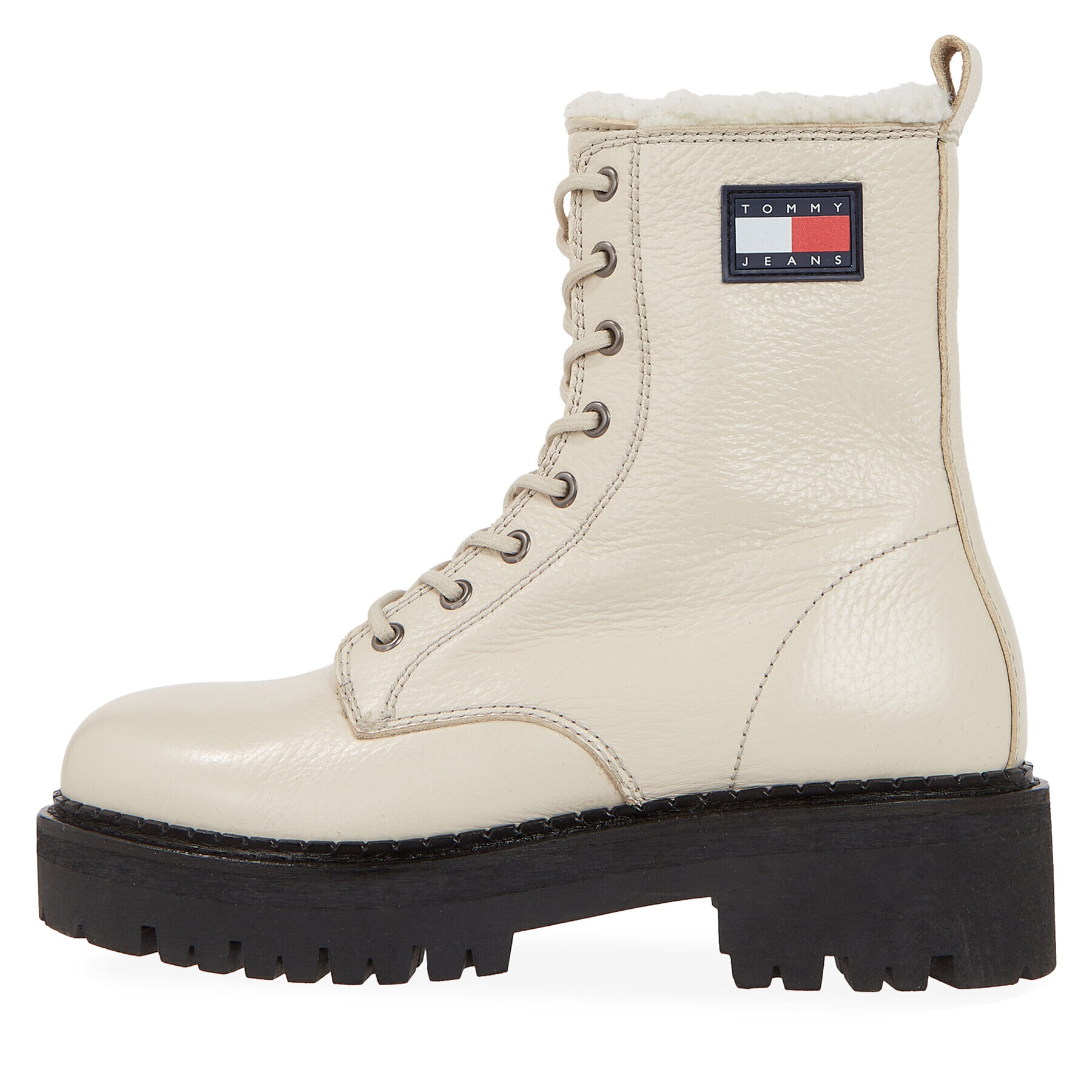 Tommy Jeans Боти Tjw Urban Boot Tumbled Ltr Wl EN0EN02317 Бежов - Pepit.bg