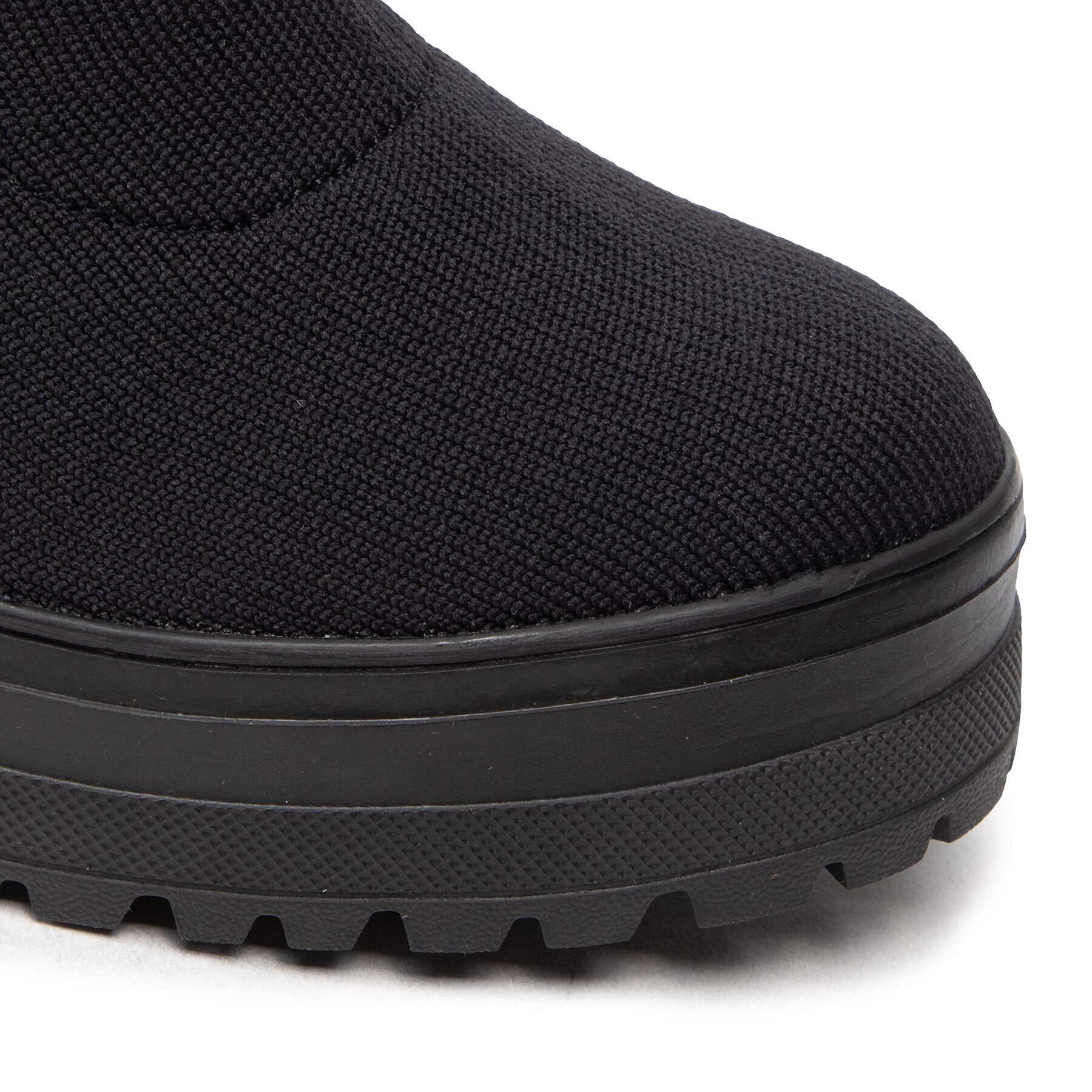 Tommy Jeans Боти Water Resistent Knitted Boot EN0EN01914 Черен - Pepit.bg