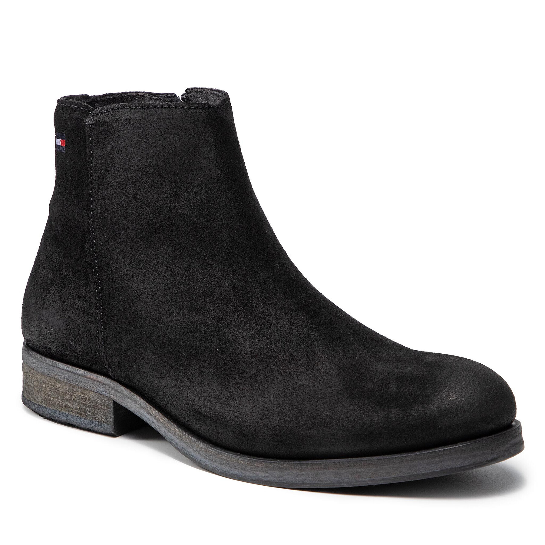 Tommy Jeans Ботуши Classic Suede Chelsea Boot EM0EM00835 Черен - Pepit.bg