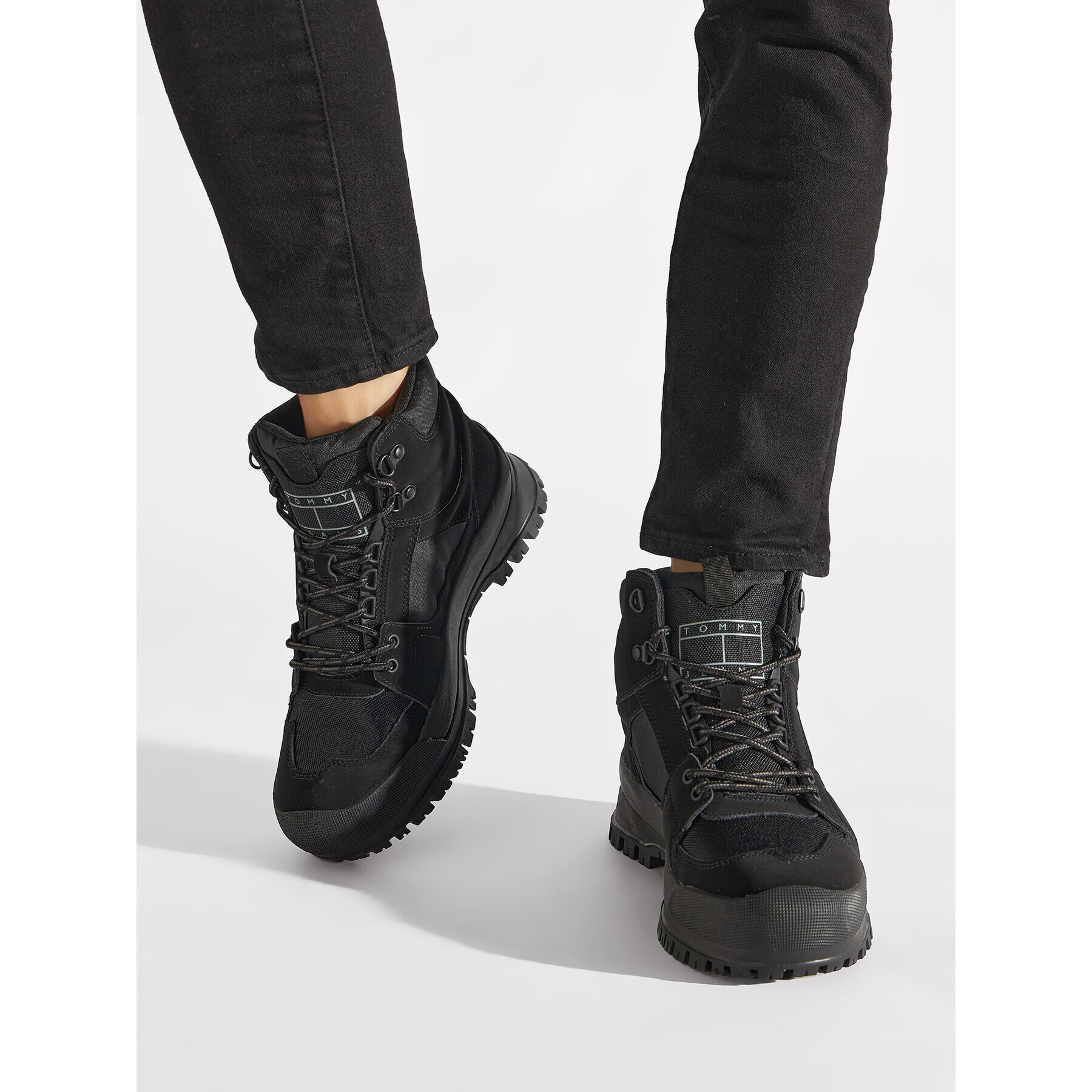 Tommy Jeans Ботуши Urban Boot EM0EM01038 Черен - Pepit.bg