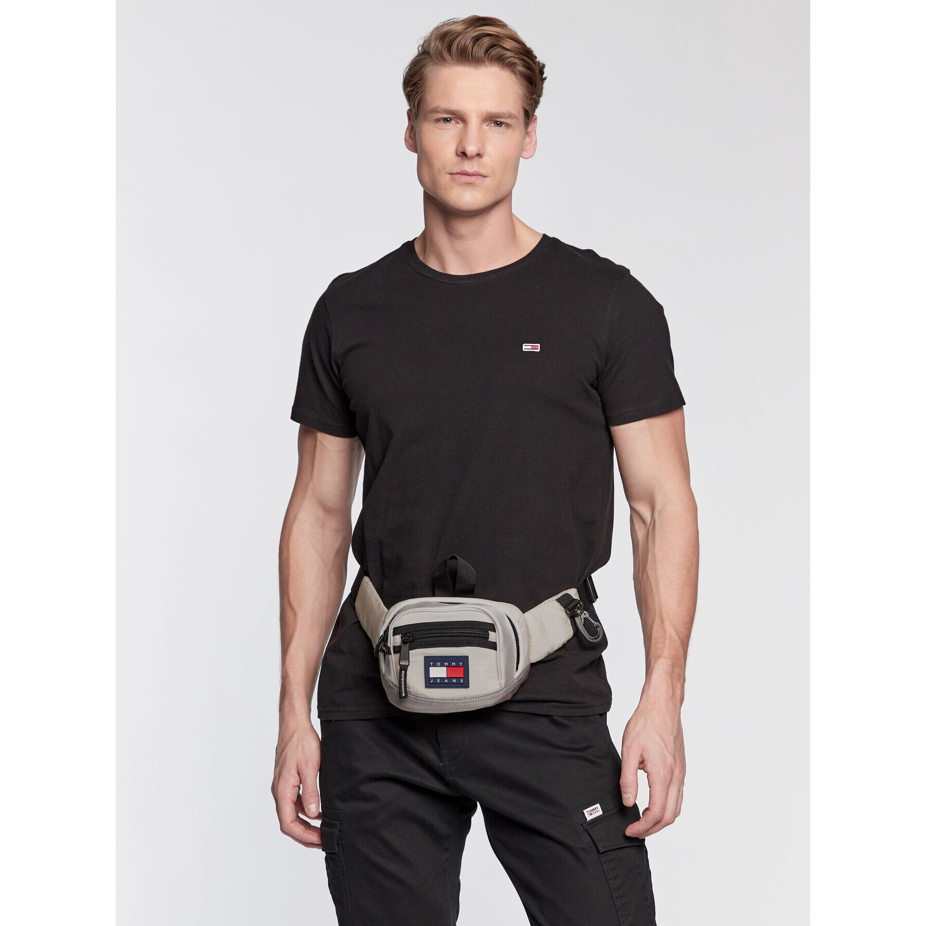 Tommy Jeans Чанта за кръст Tjm Dte Bumbag AM0AM10715 Бежов - Pepit.bg