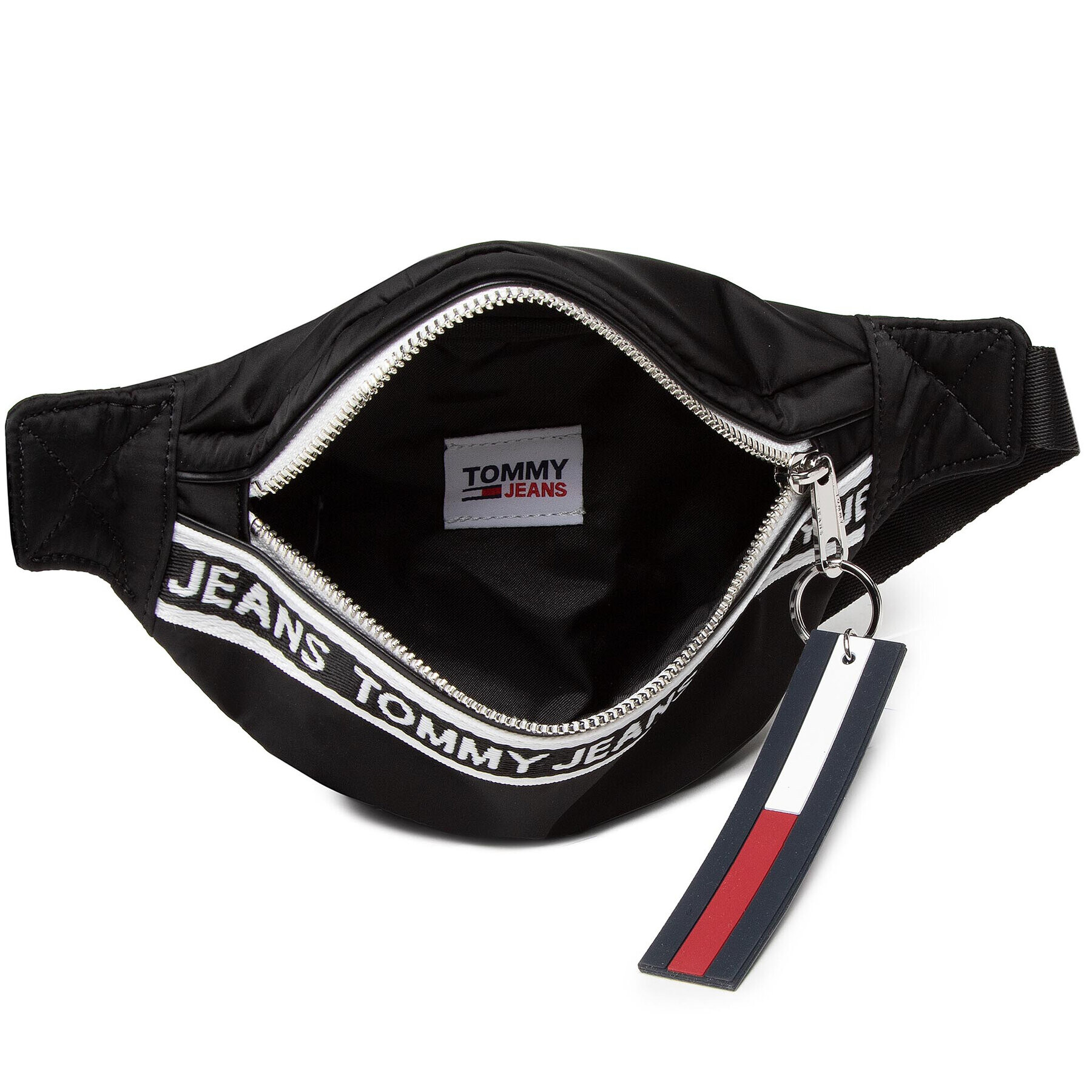 Tommy Jeans Чанта за кръст Tjw Mini Logo Tape Bumbag AW0AW09736 Черен - Pepit.bg