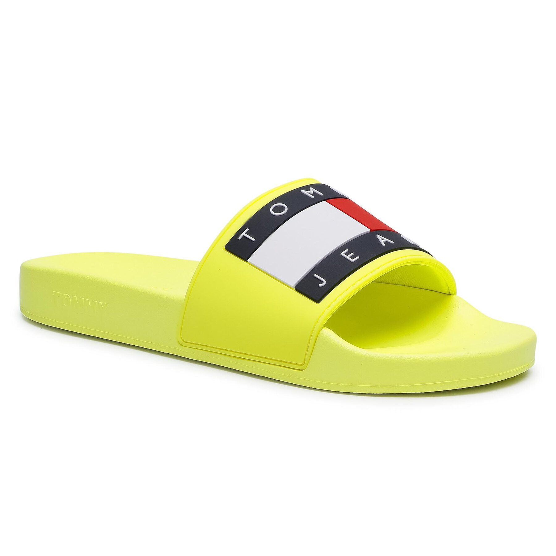 Tommy Jeans Чехли Flag Pool Slide EM0EM00689 Жълт - Pepit.bg