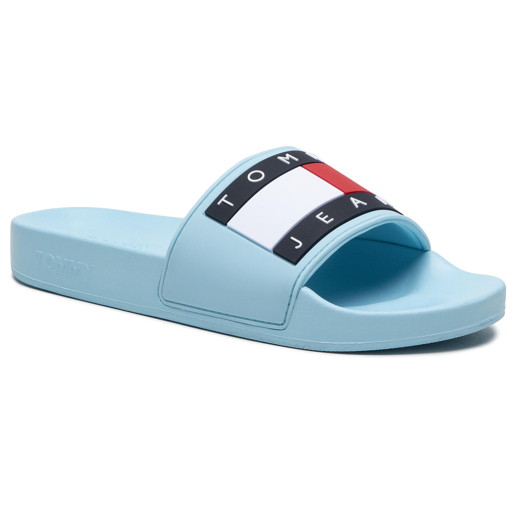 Tommy Jeans Чехли Flag Pool Slide EN0EN01378 Син - Pepit.bg