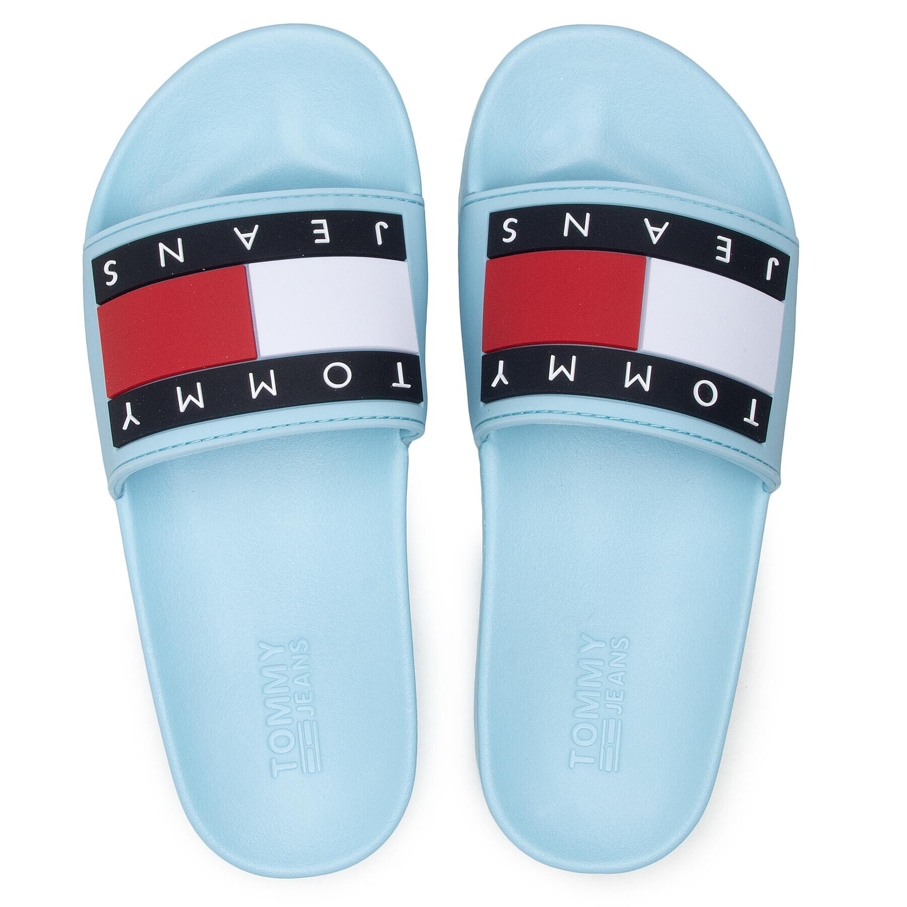 Tommy Jeans Чехли Flag Pool Slide EN0EN01378 Син - Pepit.bg
