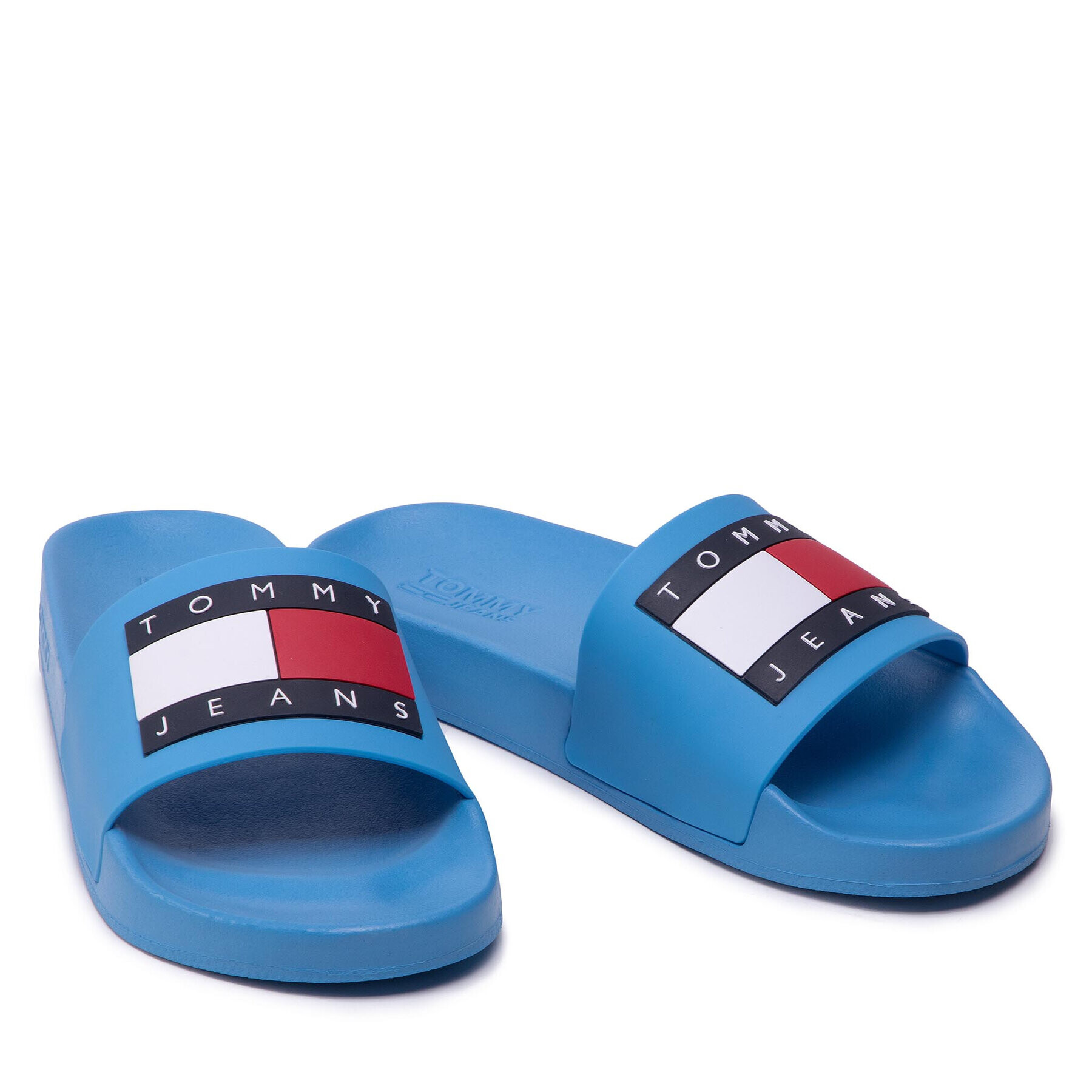 Tommy Jeans Чехли Flag Pool Slide EN0EN01889 Син - Pepit.bg