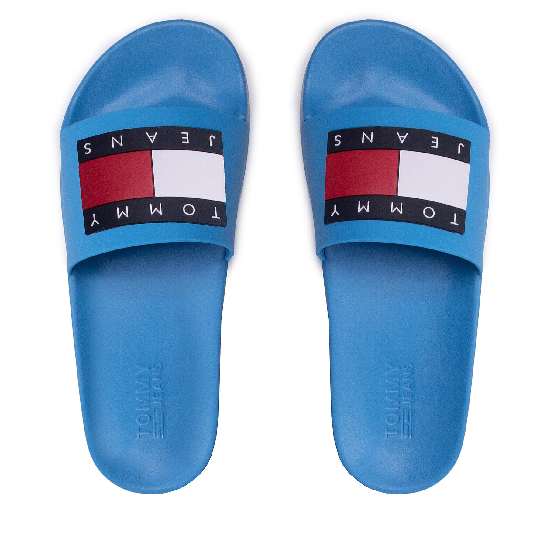 Tommy Jeans Чехли Flag Pool Slide EN0EN01889 Син - Pepit.bg