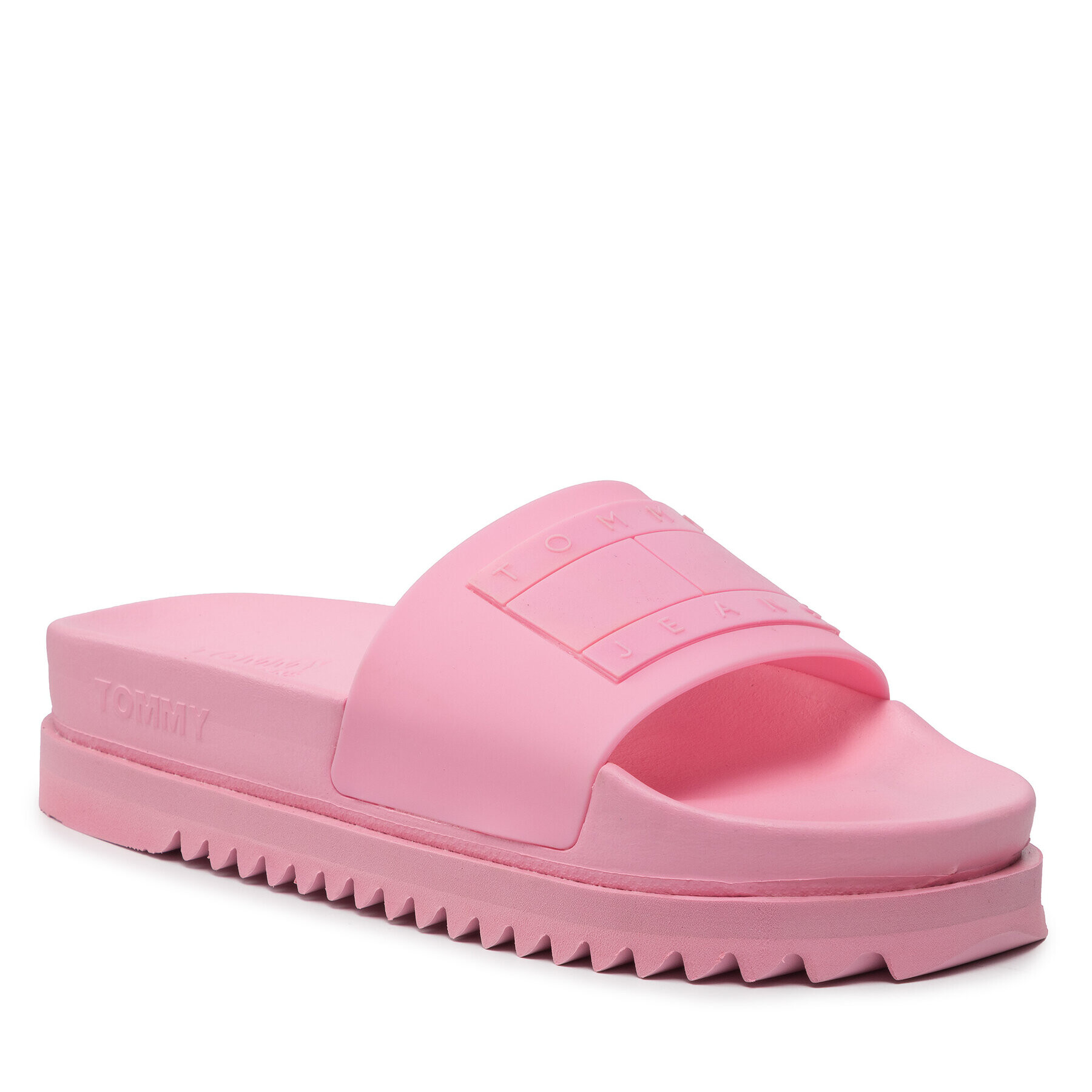 Tommy Jeans Чехли Flatform Pool Slide EN0EN01820 Розов - Pepit.bg