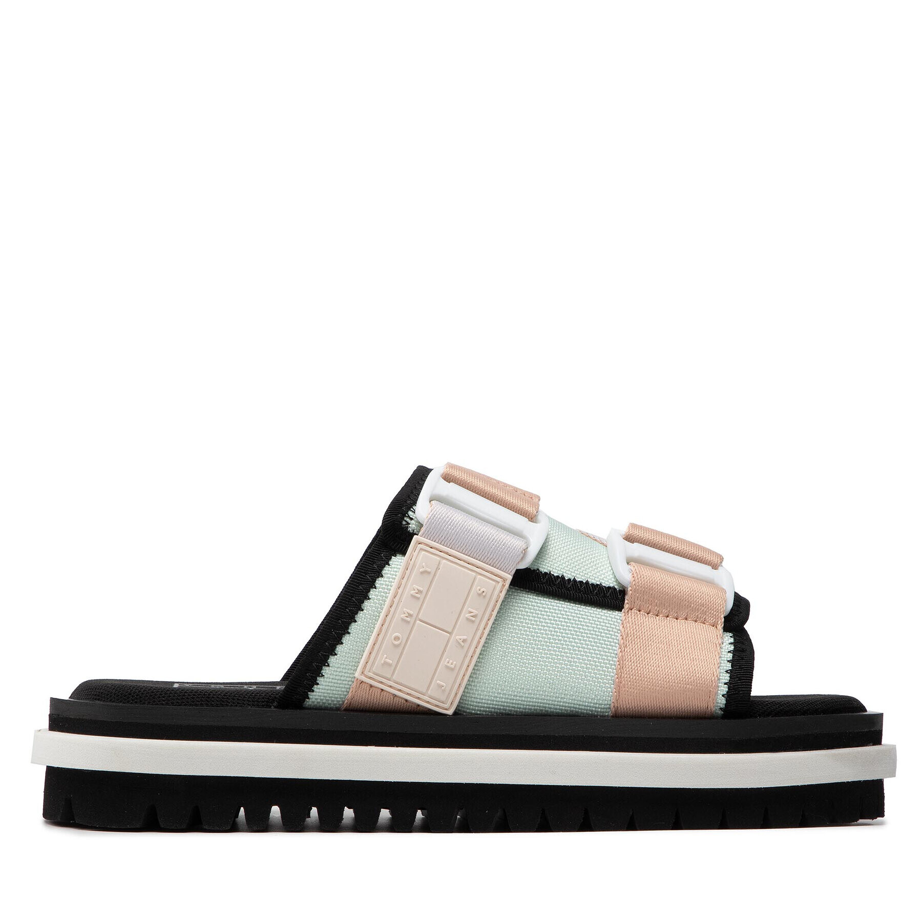 Tommy Jeans Чехли Flatform Webbing Sandal EN0EN01802 Цветен - Pepit.bg