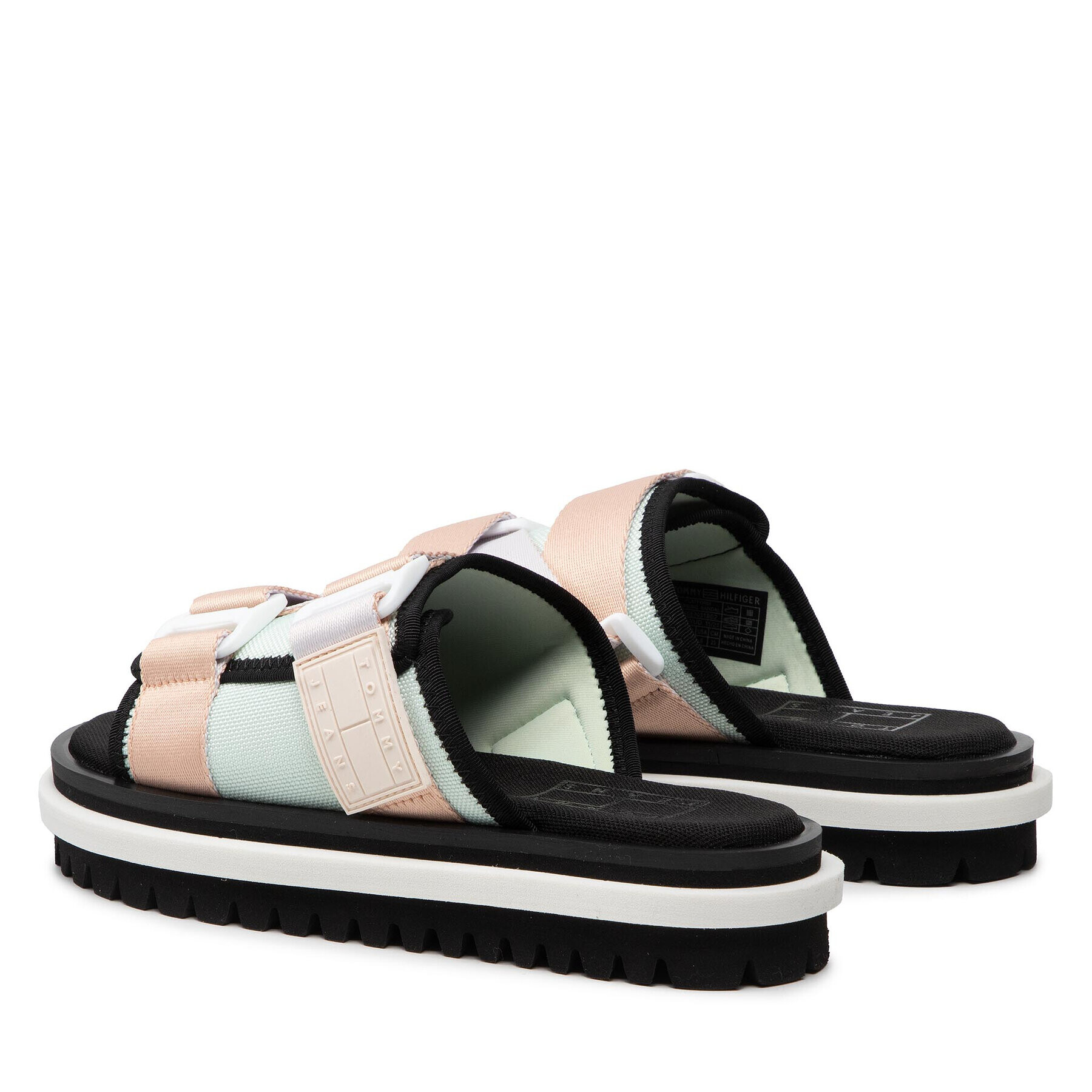 Tommy Jeans Чехли Flatform Webbing Sandal EN0EN01802 Цветен - Pepit.bg