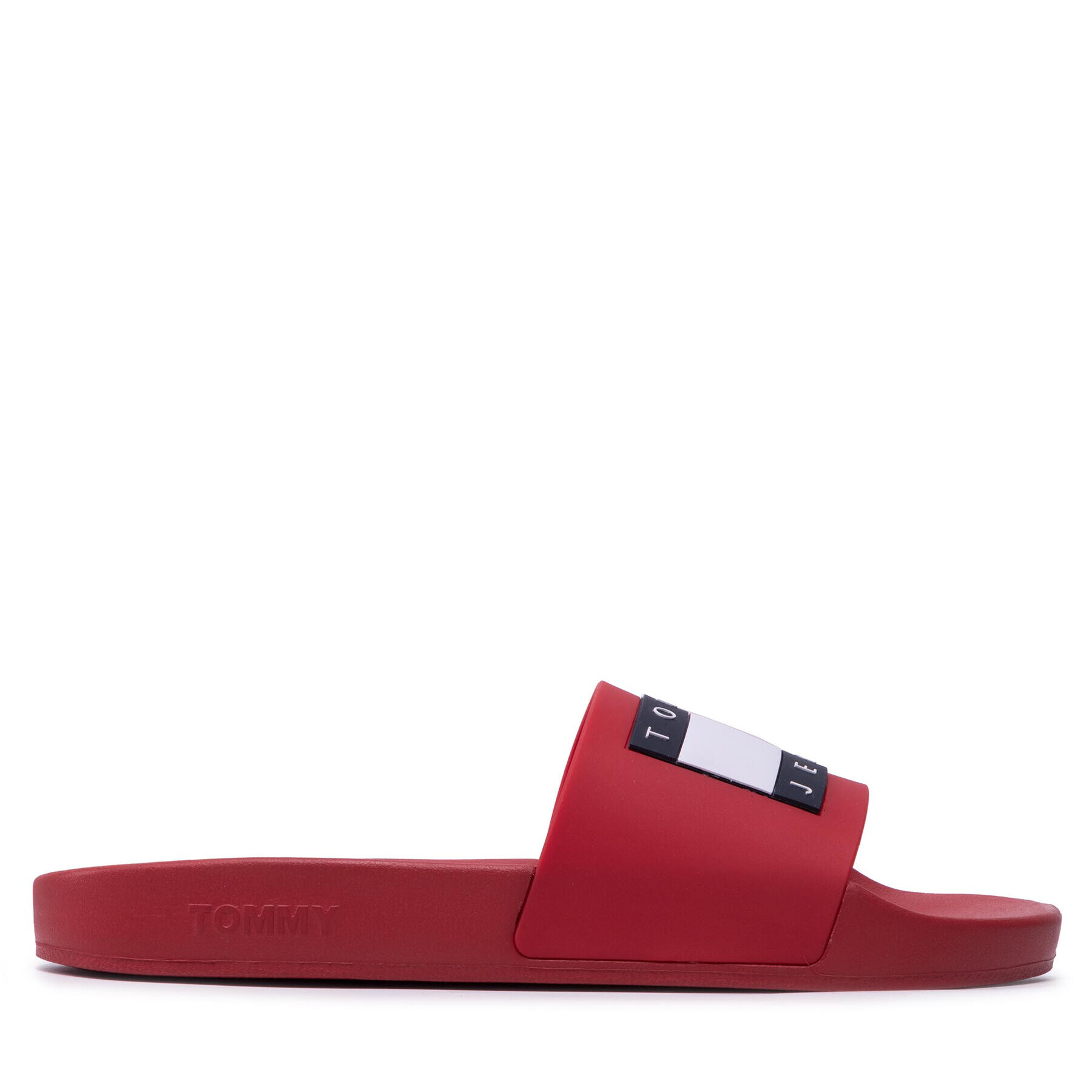 Tommy Jeans Чехли Mens Flag Pool Slide EM0EM01021 Червен - Pepit.bg