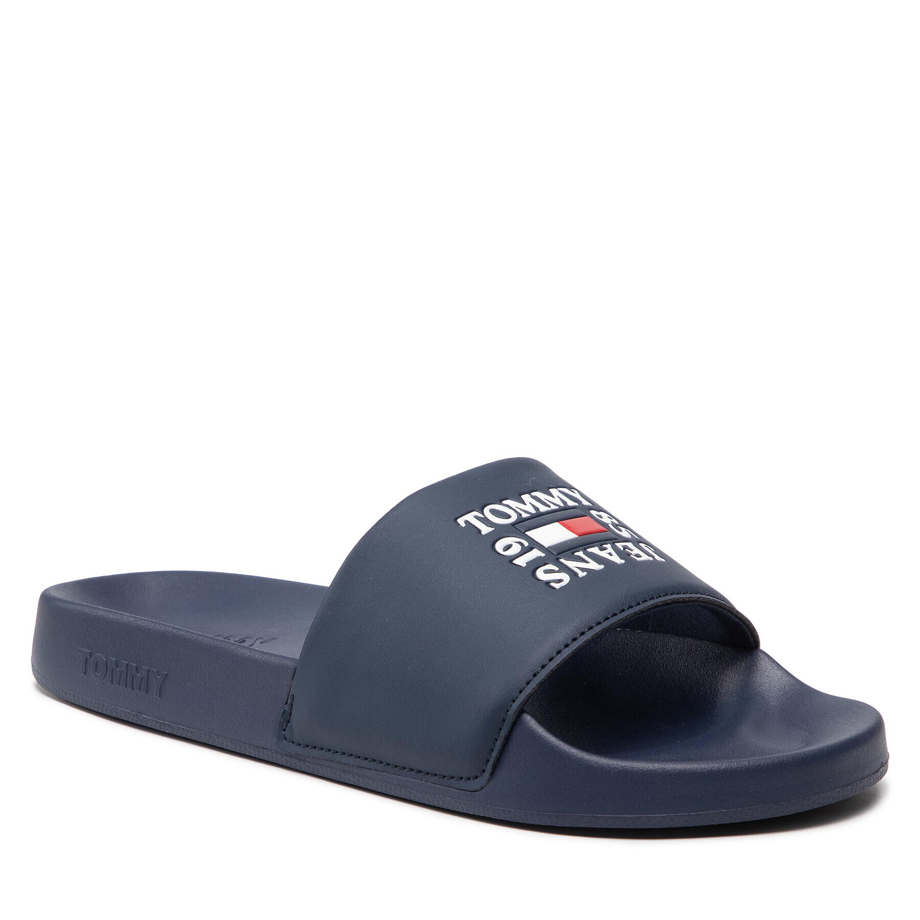 Tommy Jeans Чехли Print Poolslide EM0EM00985 Тъмносин - Pepit.bg