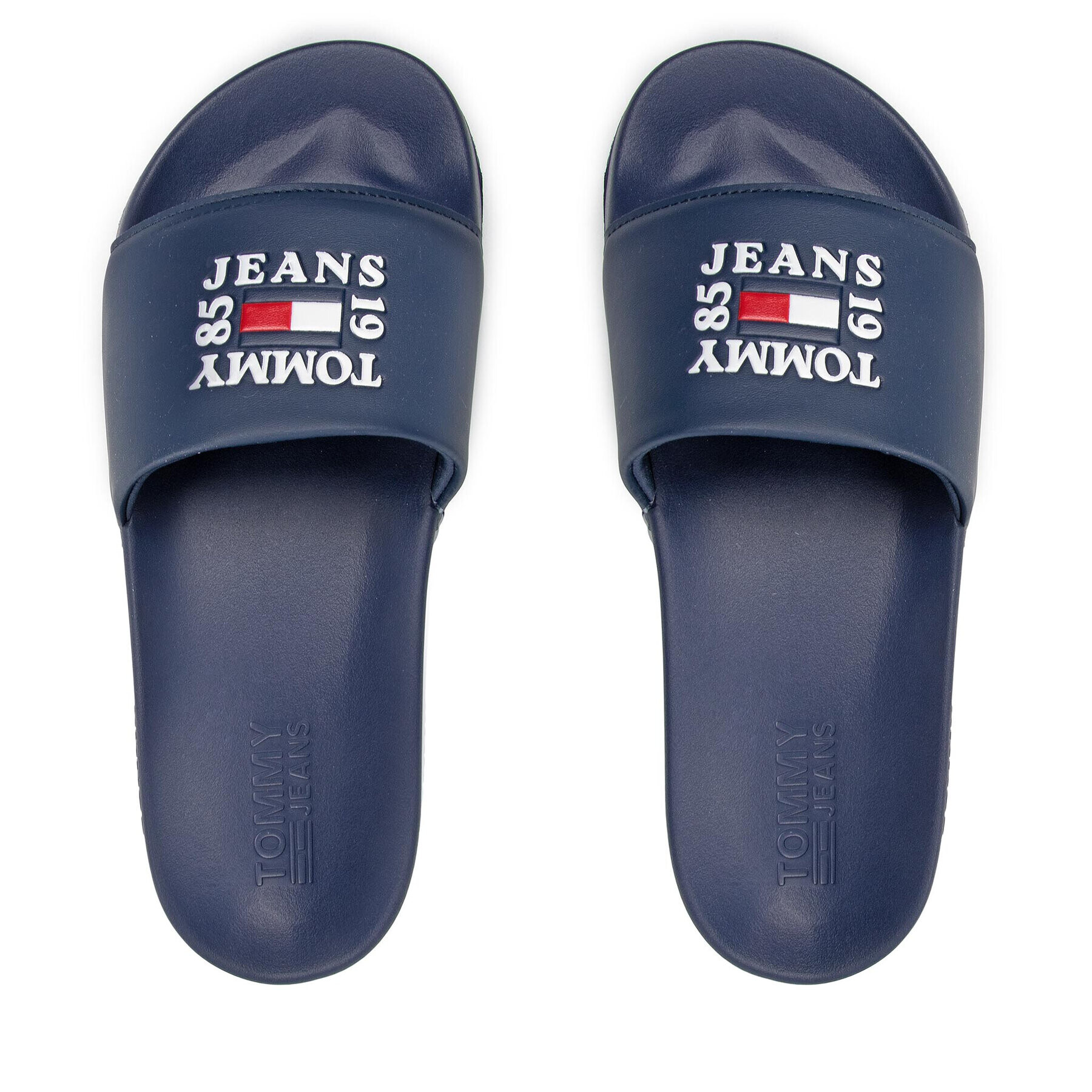 Tommy Jeans Чехли Print Poolslide EM0EM00985 Тъмносин - Pepit.bg